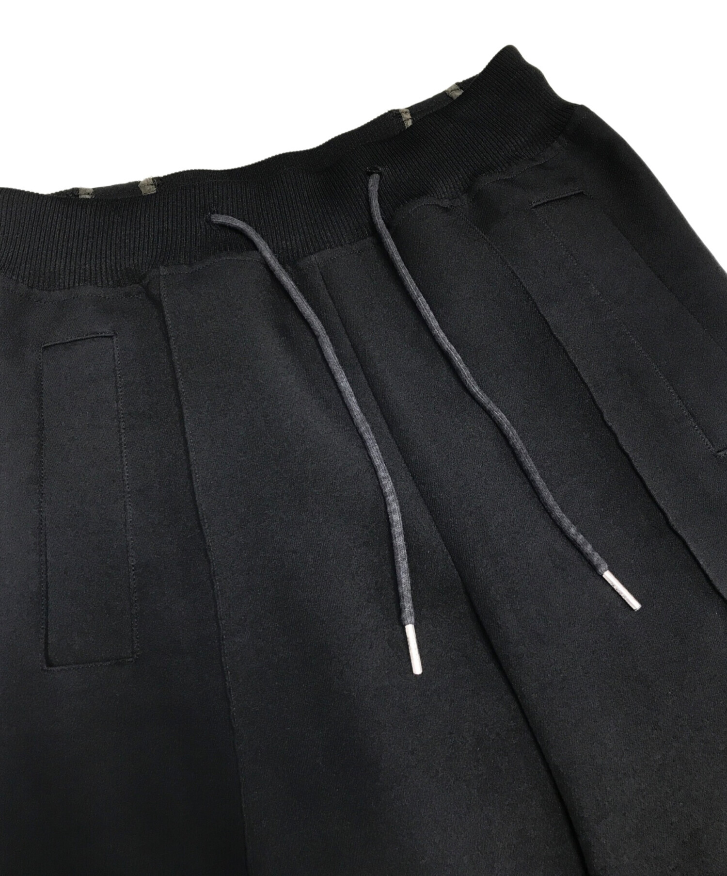 中古・古着通販】sacai (サカイ) Technical Jersey Pants ブラック