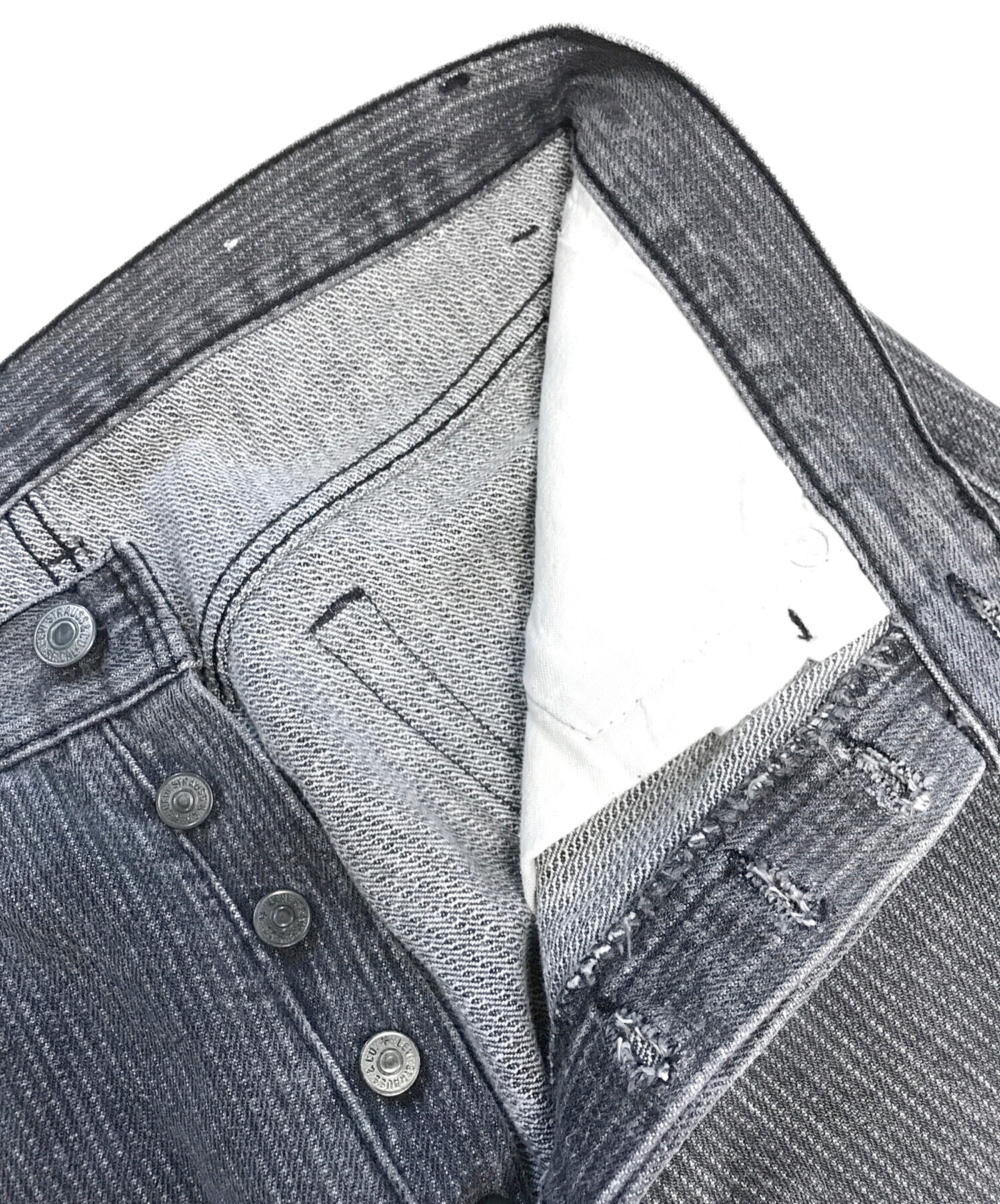 中古・古着通販】LEVI'S (リーバイス) 80's 先染めストライプブラック