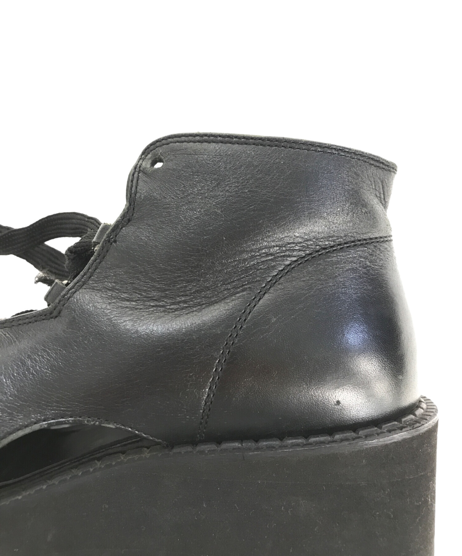 【さらに値下げ】超美品　ヨウジヤマモト　レディースブーツ　ブラック　サイズ37 中古・古着通販】Yohji Yamamoto FEMME (ヨウジヤマモトファム