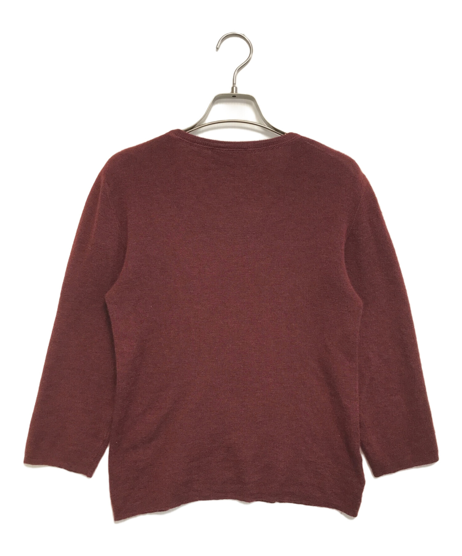 中古・古着通販】PRADA (プラダ) カシミヤニット ブラウン サイズ:46