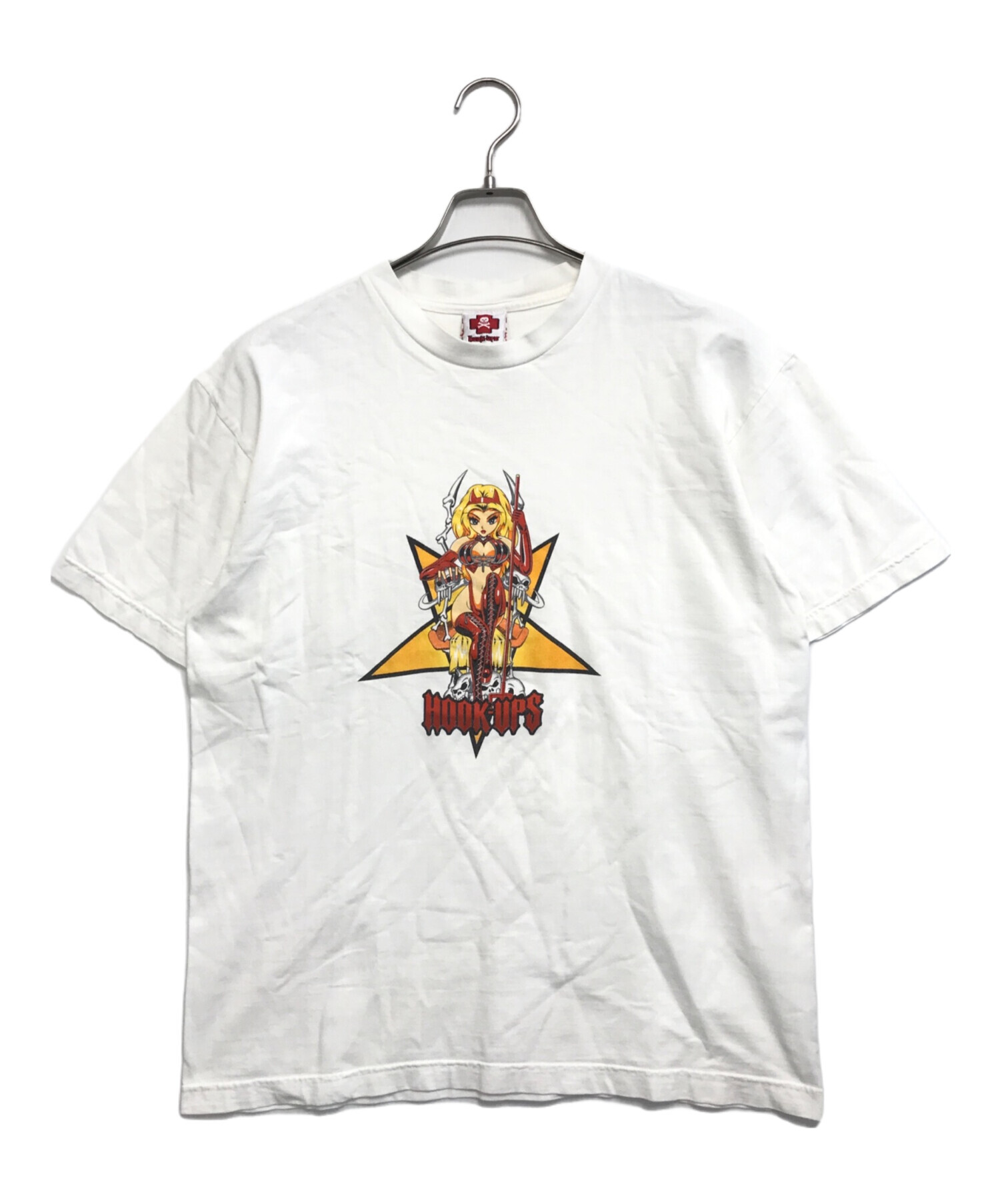 vamps Tシャツ タンクトップ まとめ売り バラ売り不可 中古・古着通販】HOOK-UPS (フックアップス) プリントTシャツ ホワイト