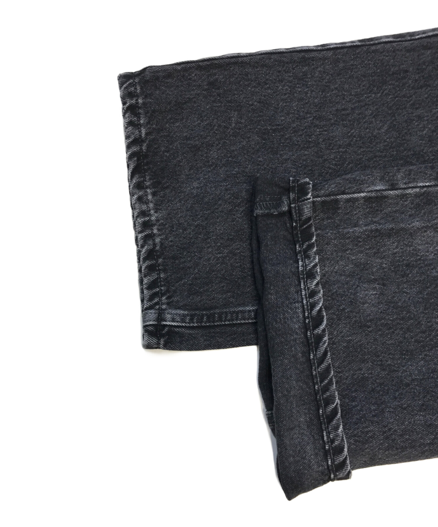 中古・古着通販】SHISHIKUI (シシクイ) Daco デニムパンツ ブラック