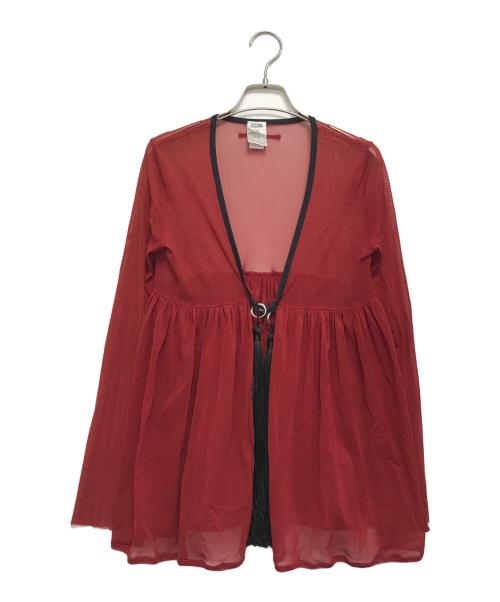 Jean Paul GAULTIER スカート 赤 フリル パワーネット Jean Paul GAULTIER スカート 赤 フリル パワーネット Jean Paul