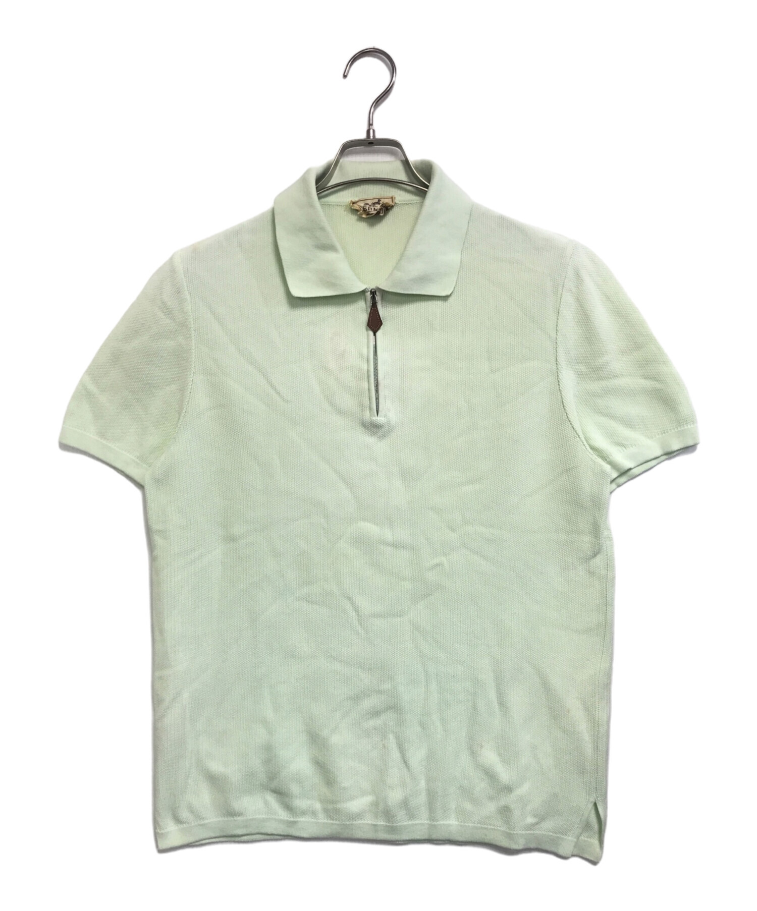 中古・古着通販】HERMES (エルメス) レザーストラップハーフジップ