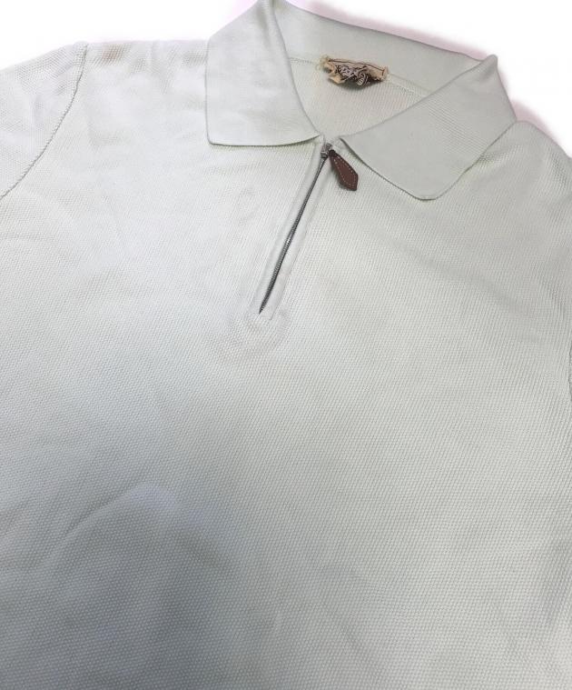 中古・古着通販】HERMES (エルメス) レザーストラップハーフジップ