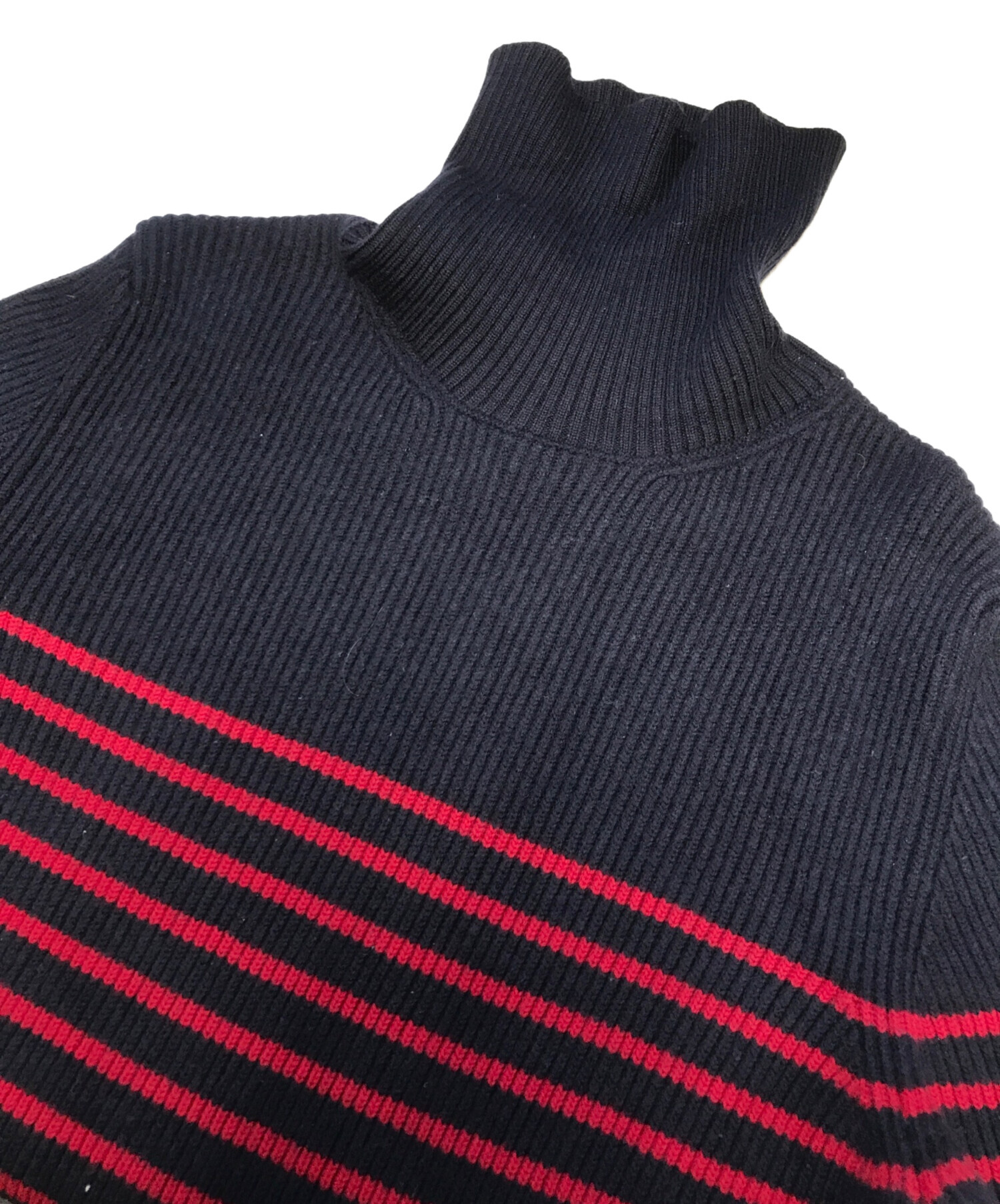 中古・古着通販】MONCLER (モンクレール) ボーダータートルネック