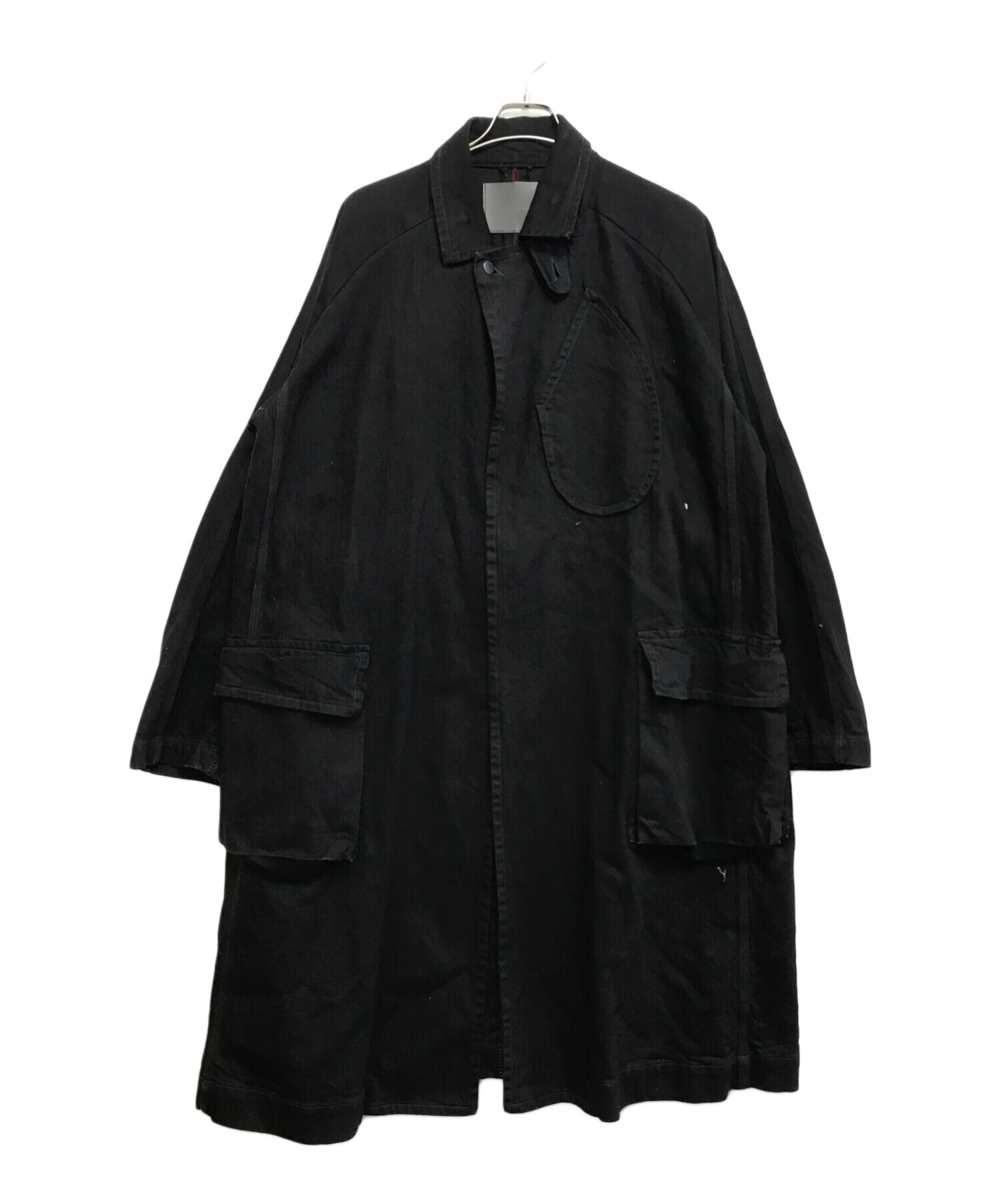 中古・古着通販】MINUS (マイナス) コート ブラック サイズ:46 
