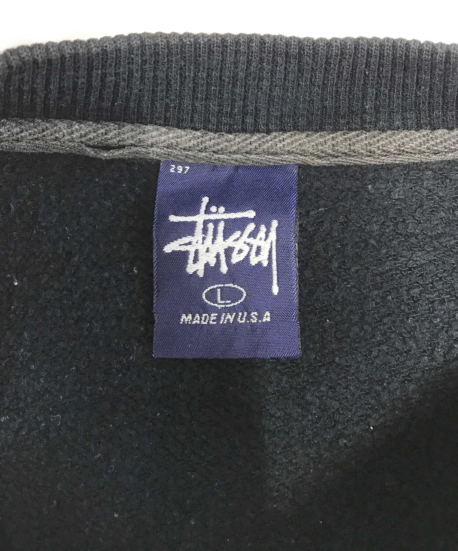 OLD STUSSY 00's メキシコ製 両面プリント スウェット ボックス OLD STUSSY 00's メキシコ製 両面プリント スウェット ボックス