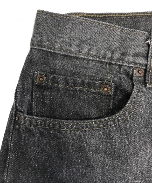 中古・古着通販】LEVI'S (リーバイス) 501先染めブラックデニム