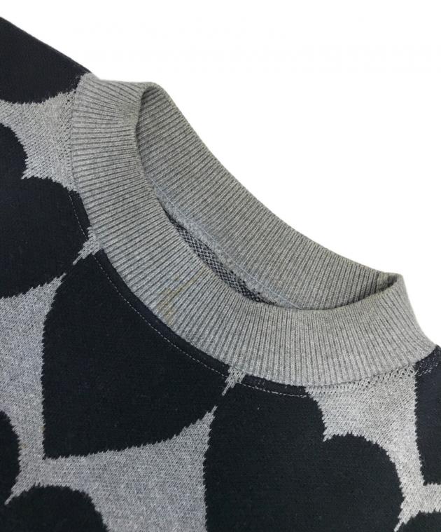 中古・古着通販】HUMAN MADE (ヒューマンメイド) ハート柄ニット