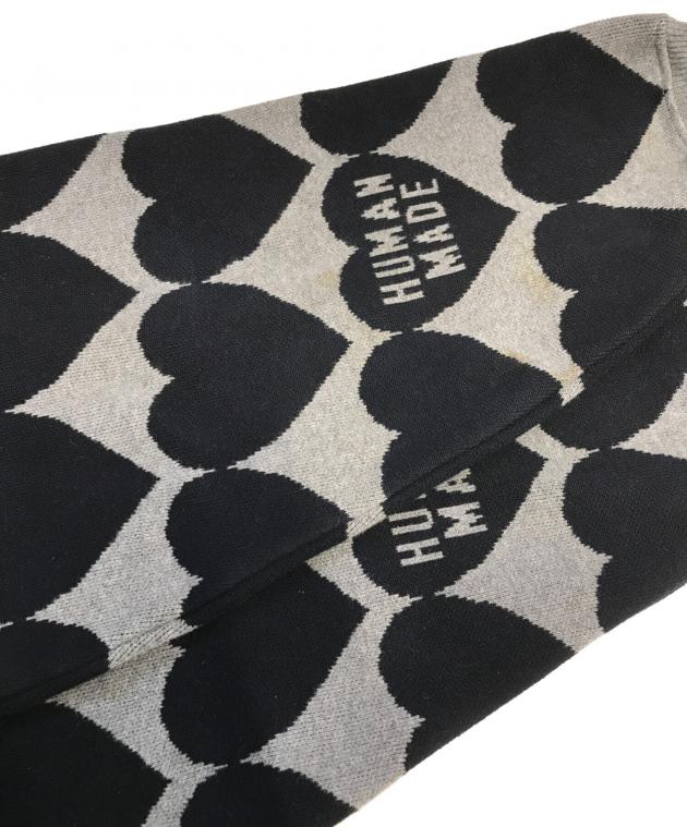 中古・古着通販】HUMAN MADE (ヒューマンメイド) ハート柄ニット