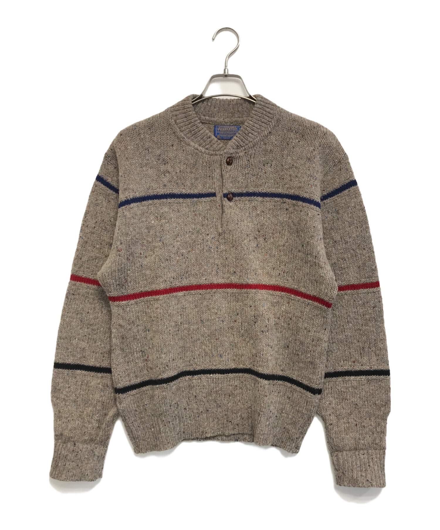 中古・古着通販】PENDLETON (ペンドルトン) ヘンリーネックニット