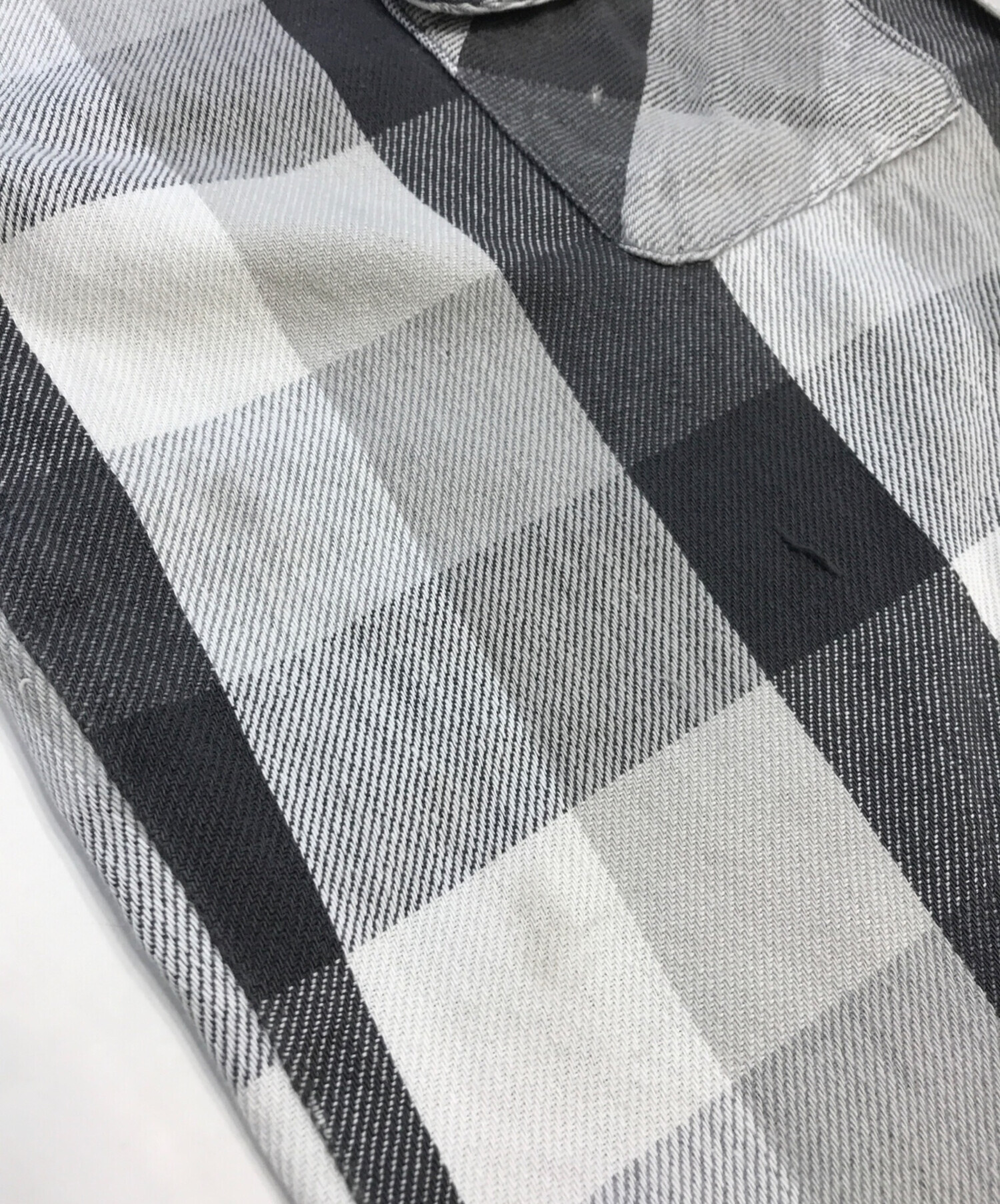 中古・古着通販】FIVE BROTHER (ファイブブラザー) チェックネルシャツ