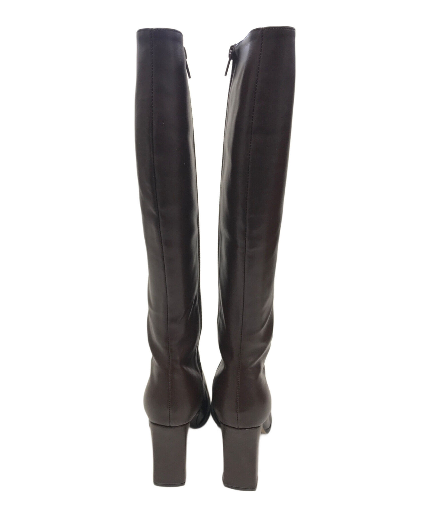 中古・古着通販】ACYM (アシーム) ロングブーツ ブラウン サイズ:L