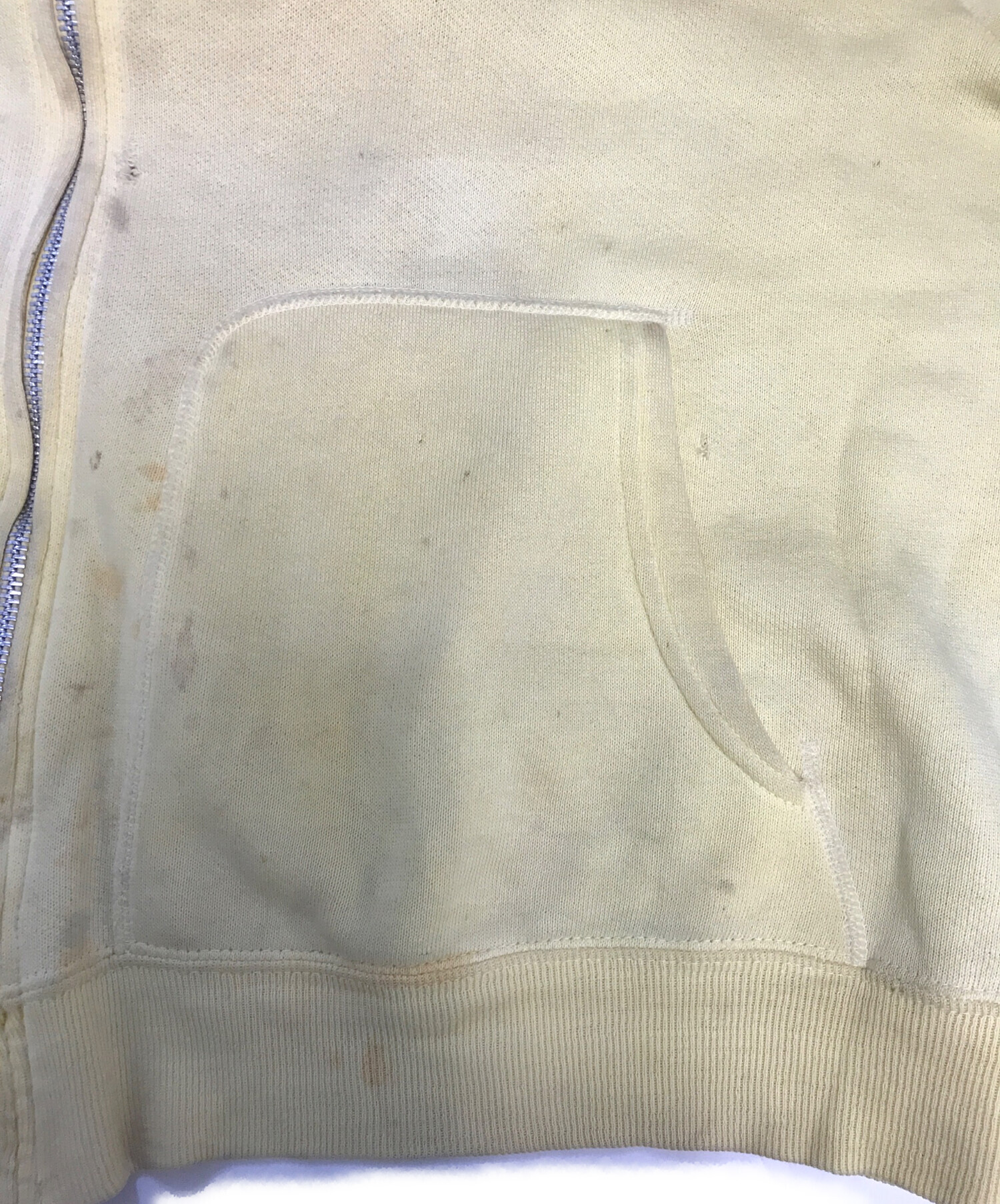 中古・古着通販】VINTAGE (ヴィンテージ) ジップパーカー イエロー