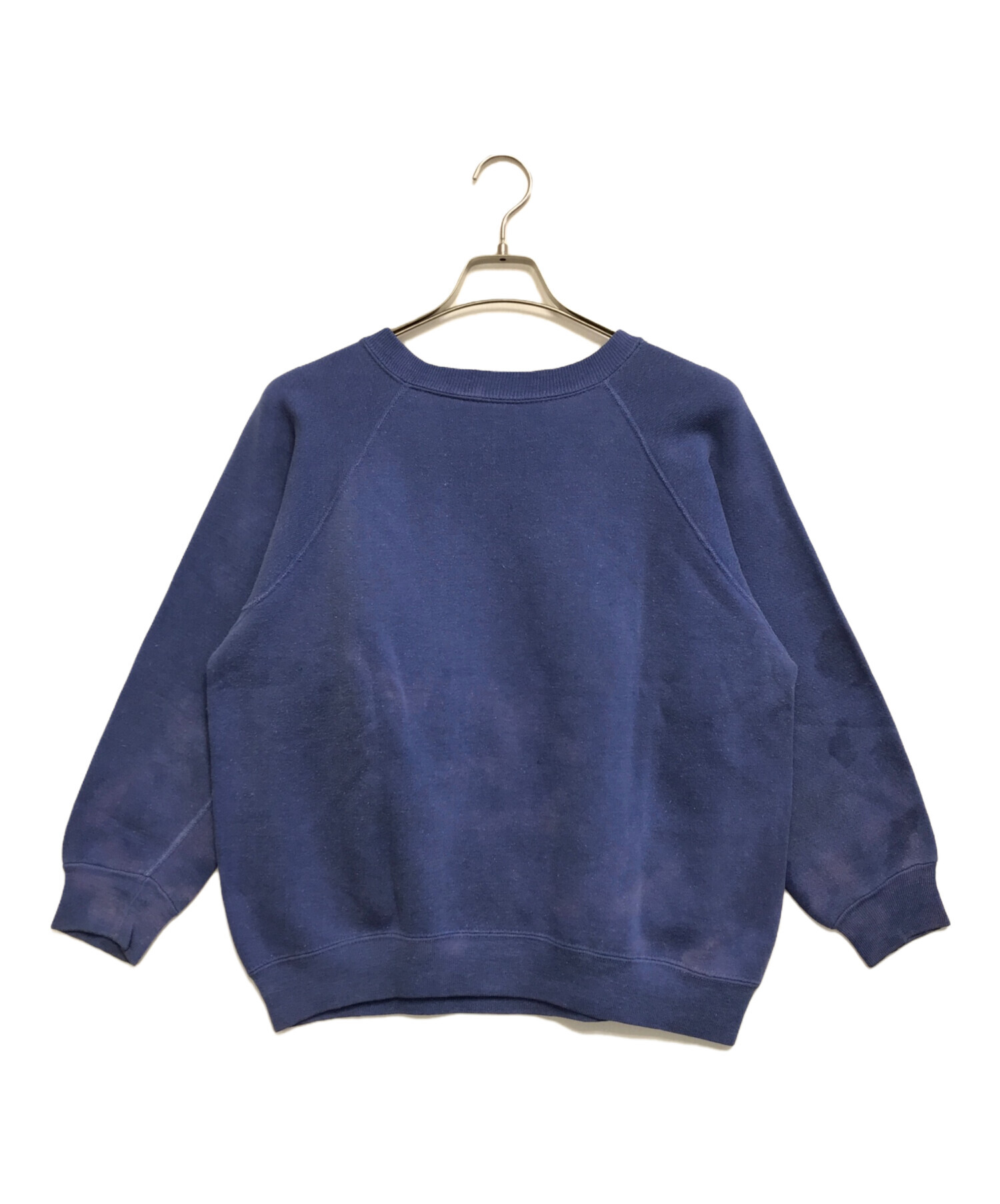 中古・古着通販】VINTAGE (ヴィンテージ) ラグランスウェット ブルー 