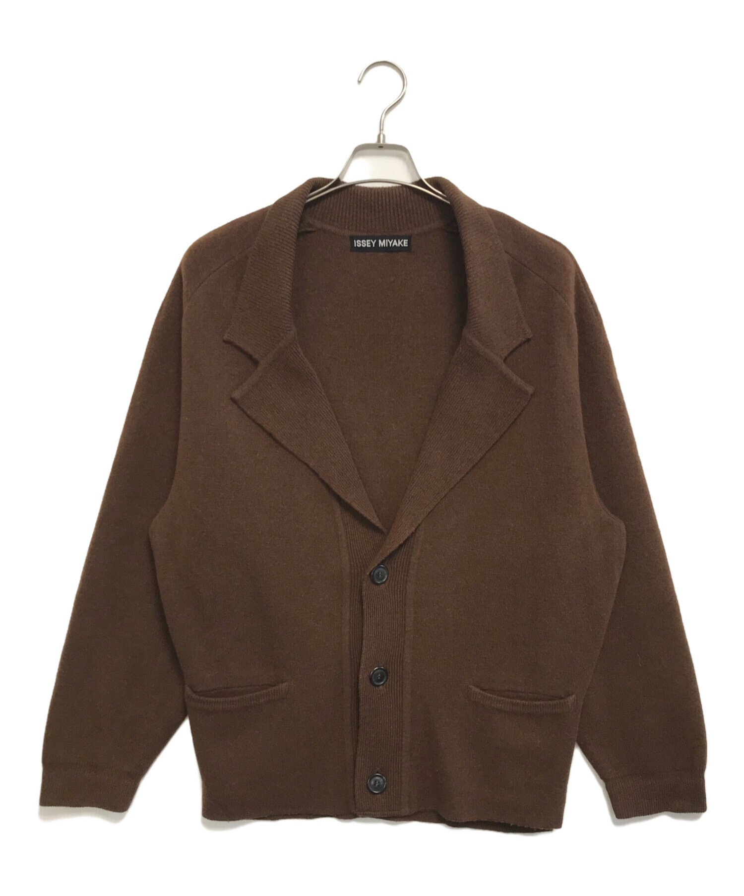 中古・古着通販】ISSEY MIYAKE (イッセイミヤケ) 3Bニットジャケット