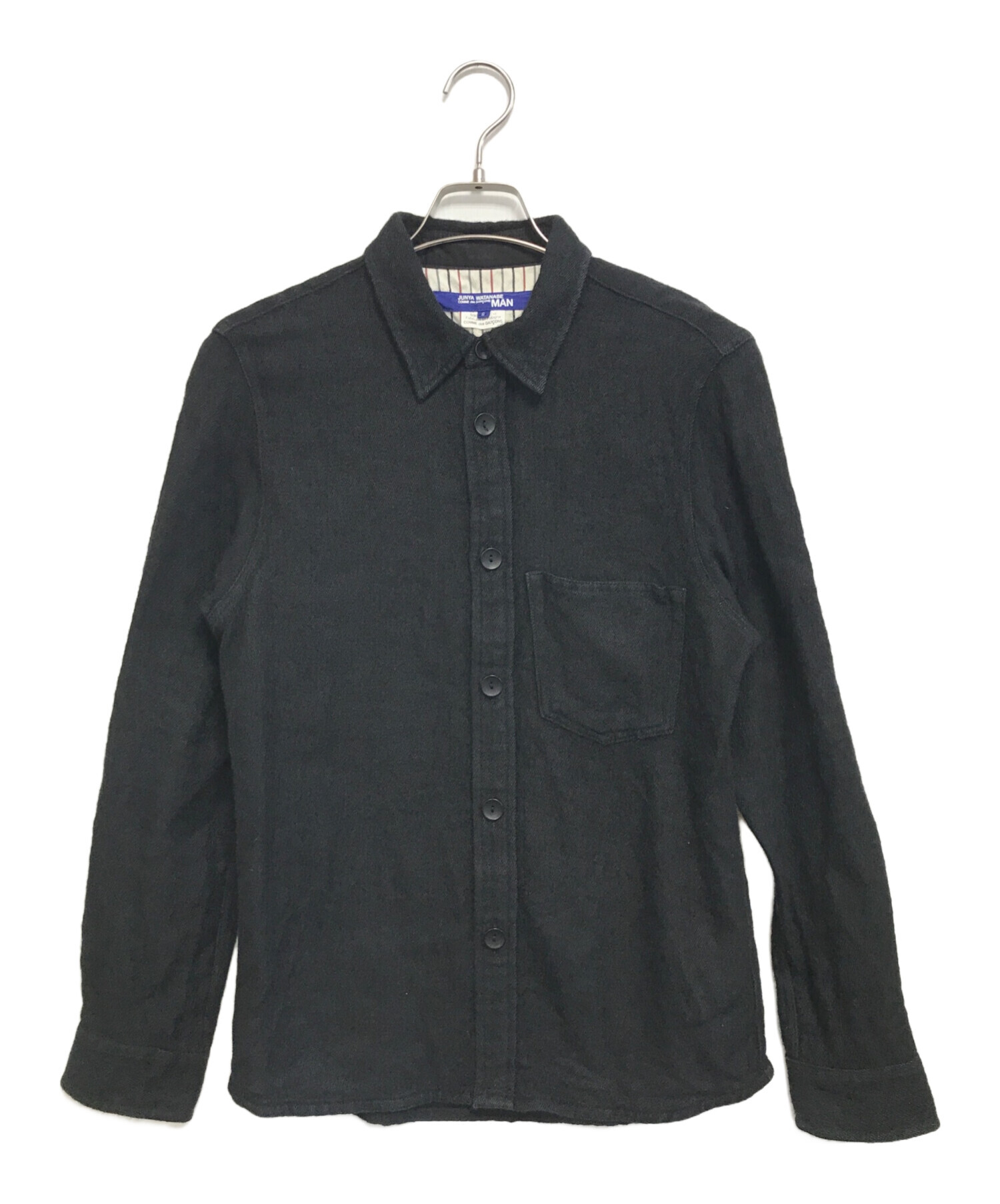 ジュンヤワタナベ 長袖シャツ エルボーパッチ付き 中古・古着通販】COMME des GARCONS JUNYA WATANABE MAN (コム デ