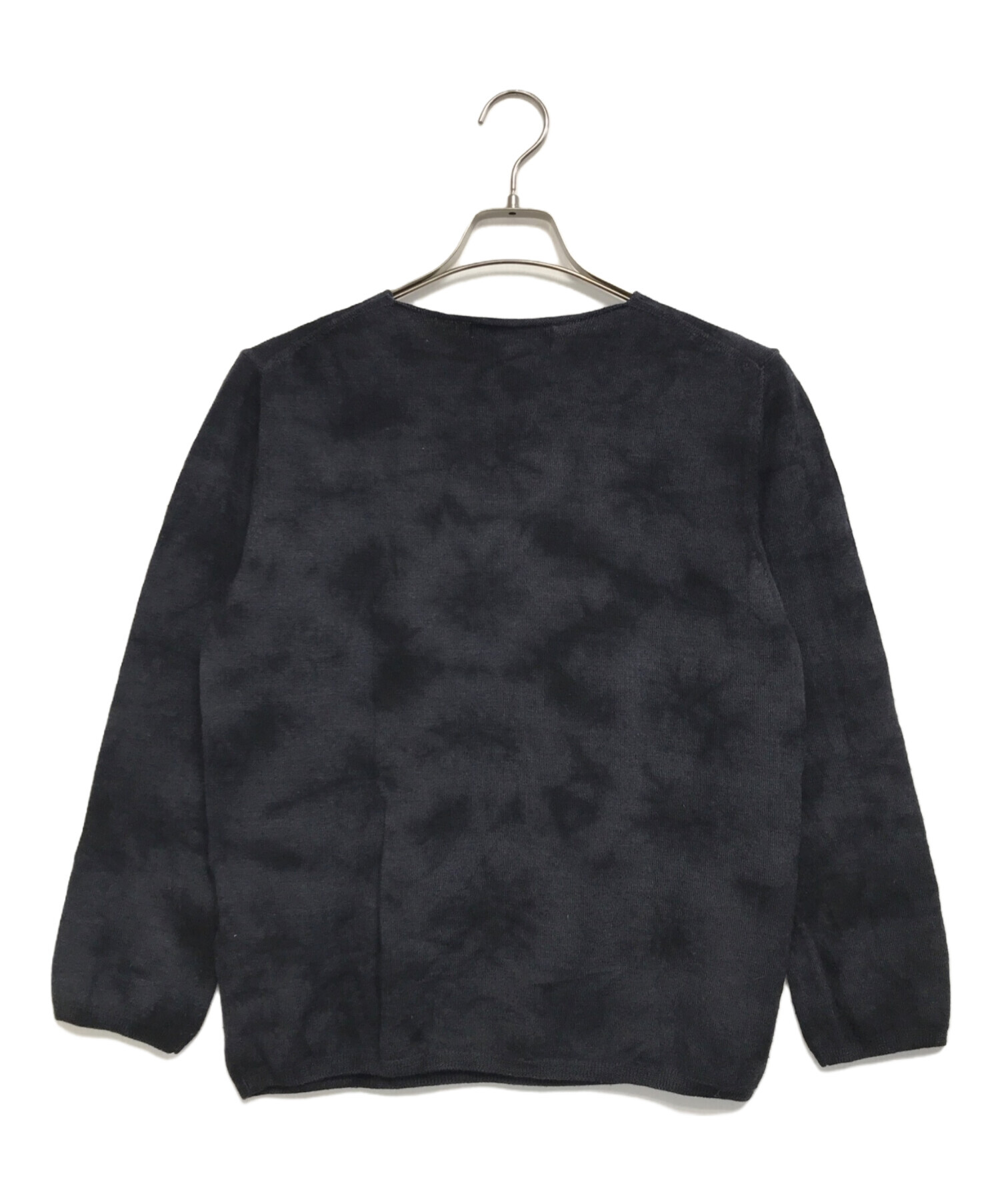 コムデギャルソン 長袖ニット S ブラック キラキラ 日本製 AD2024 コムデギャルソン 長袖ニット S ブラック キラキラ 日本製 AD2024