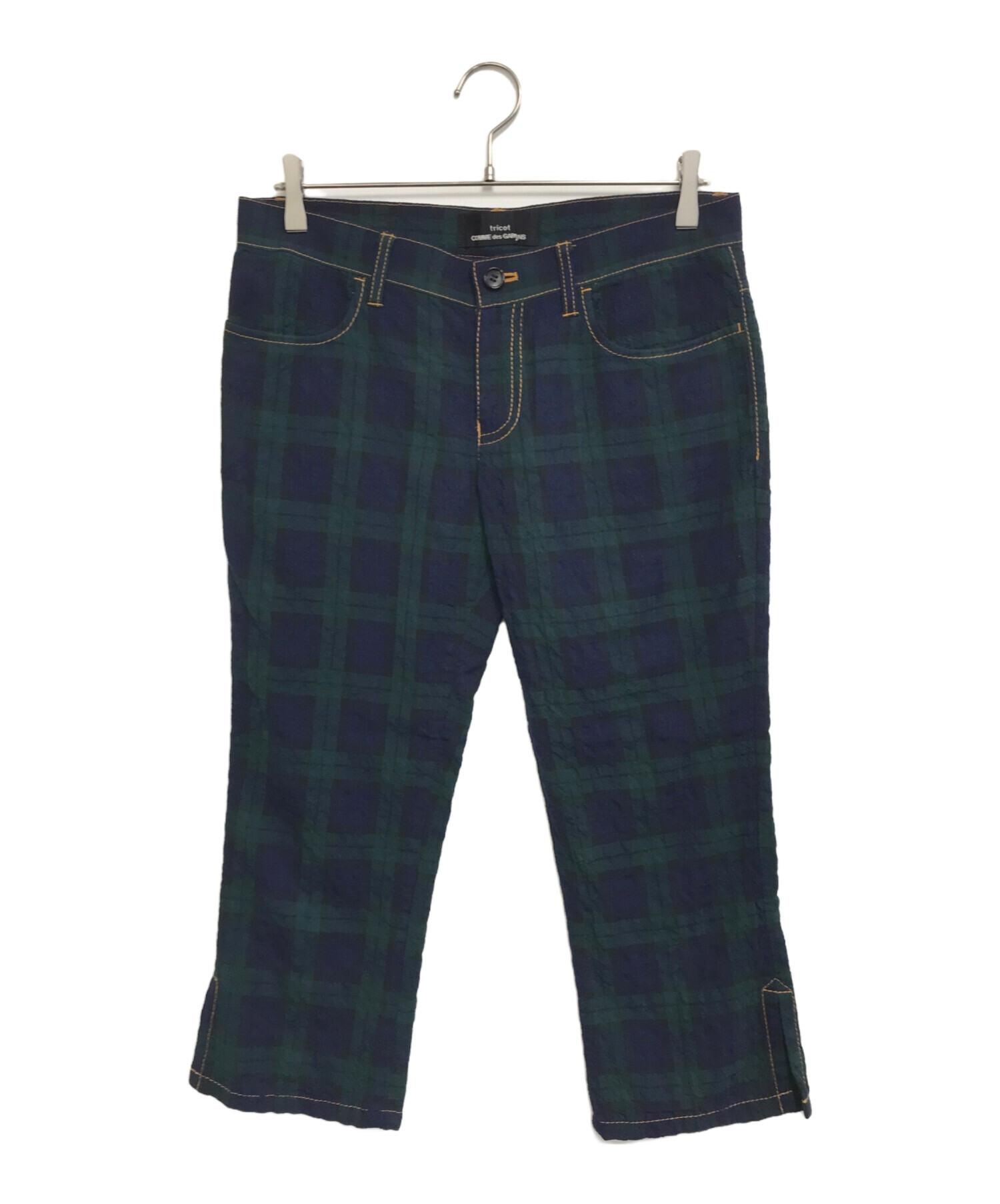 トリココムデギャルソンパンツチェック柄 中古・古着通販】tricot COMME des GARCONS (トリココムデギャルソン