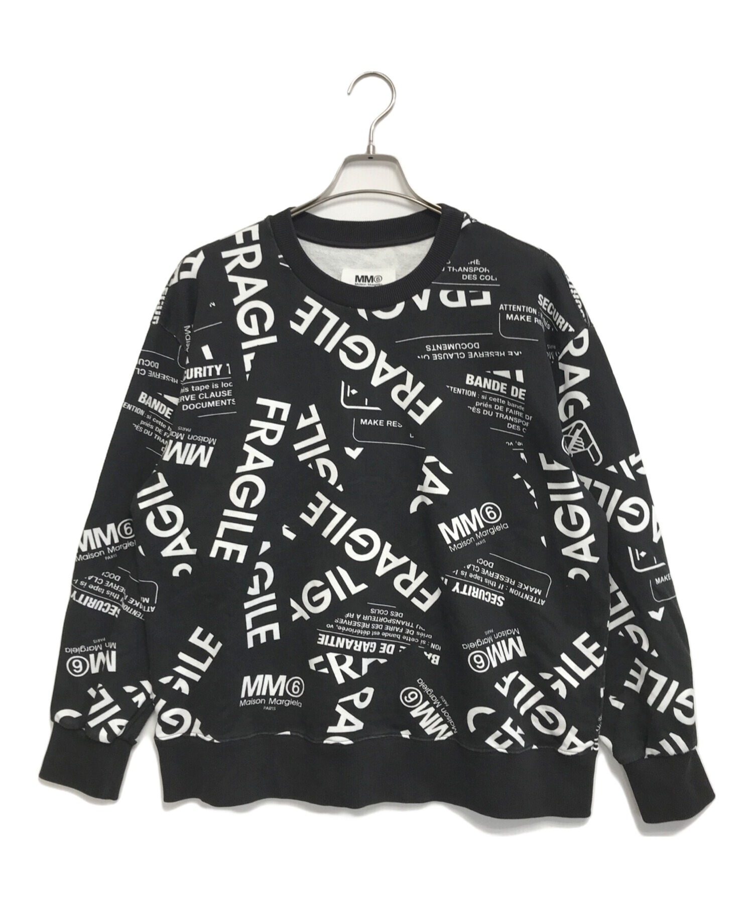徳本様 MM6 エムエムシックス ストア オーバーロゴスウェット MM6