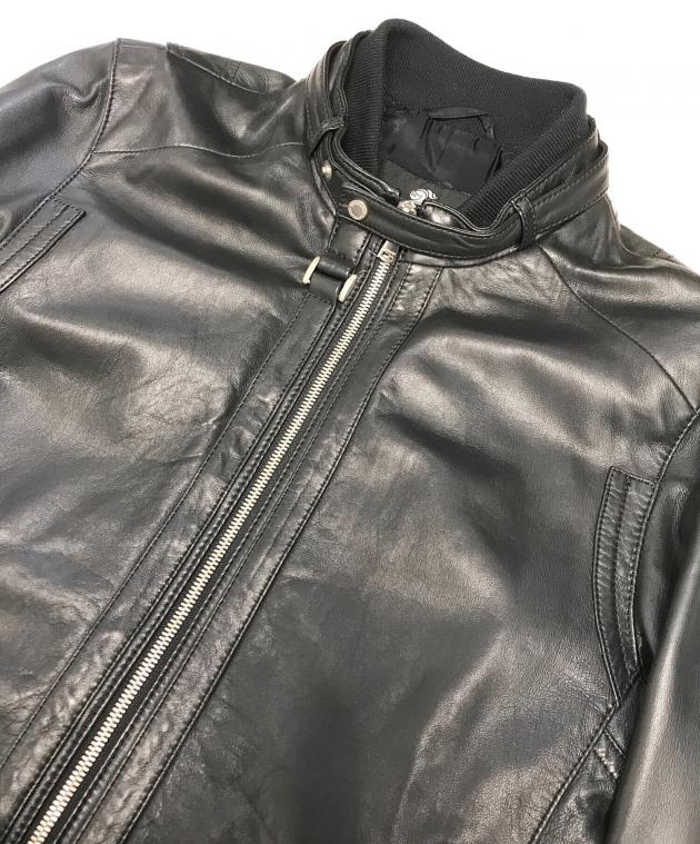中古・古着通販】LOVELESS (ラブレス) レザージャケット ブラック