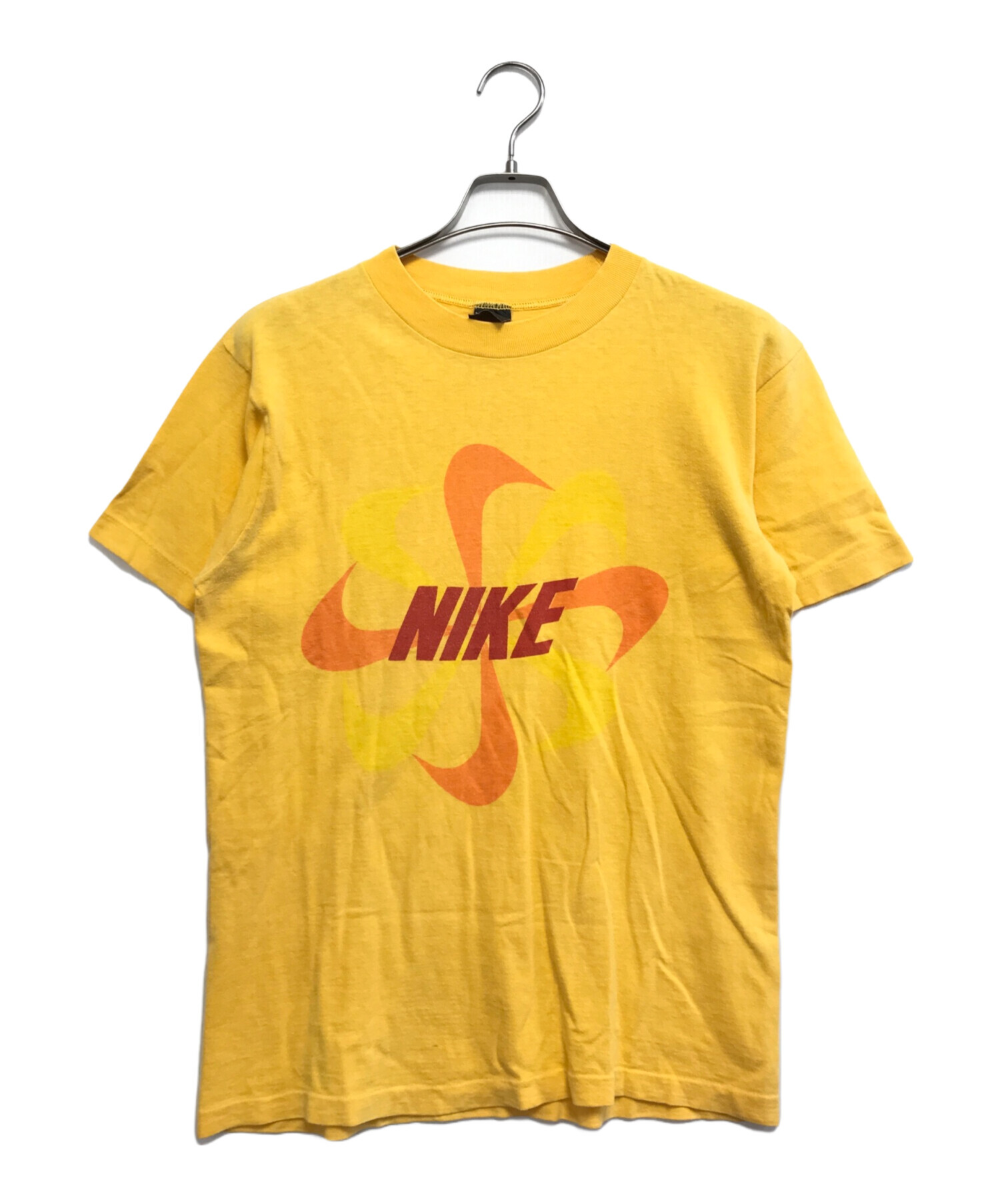 NIKE.COM 購入 ヴィンテージ ロゴ Tシャツ 風車 復刻 ＋ おまけ Tシャツ サイズ L イエロー L NIKE(ナイキ) 80's Windmill logo T-shirt ヴィンテージ 風車 ロゴ T