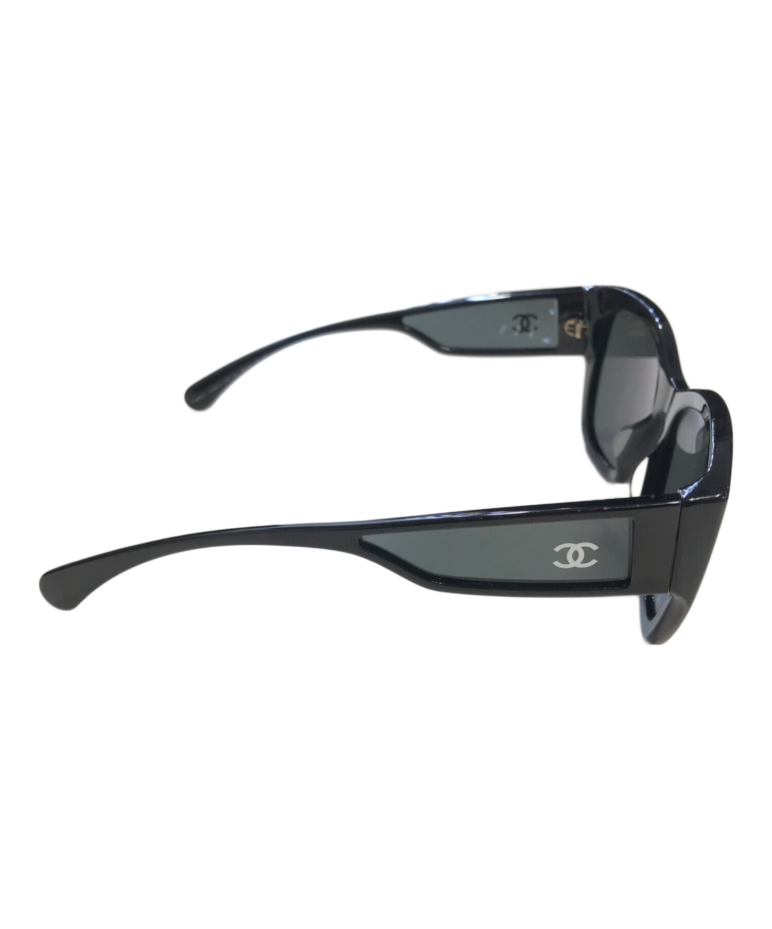 中古・古着通販】CHANEL (シャネル) サングラス ブラック サイズ:55