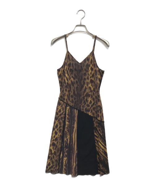 ジャンポールゴルチエ フェム パワーネット キャミソールワンピース レオパード 中古・古着通販】Jean Paul Gaultier FEMME (ジャンポールゴルチエ