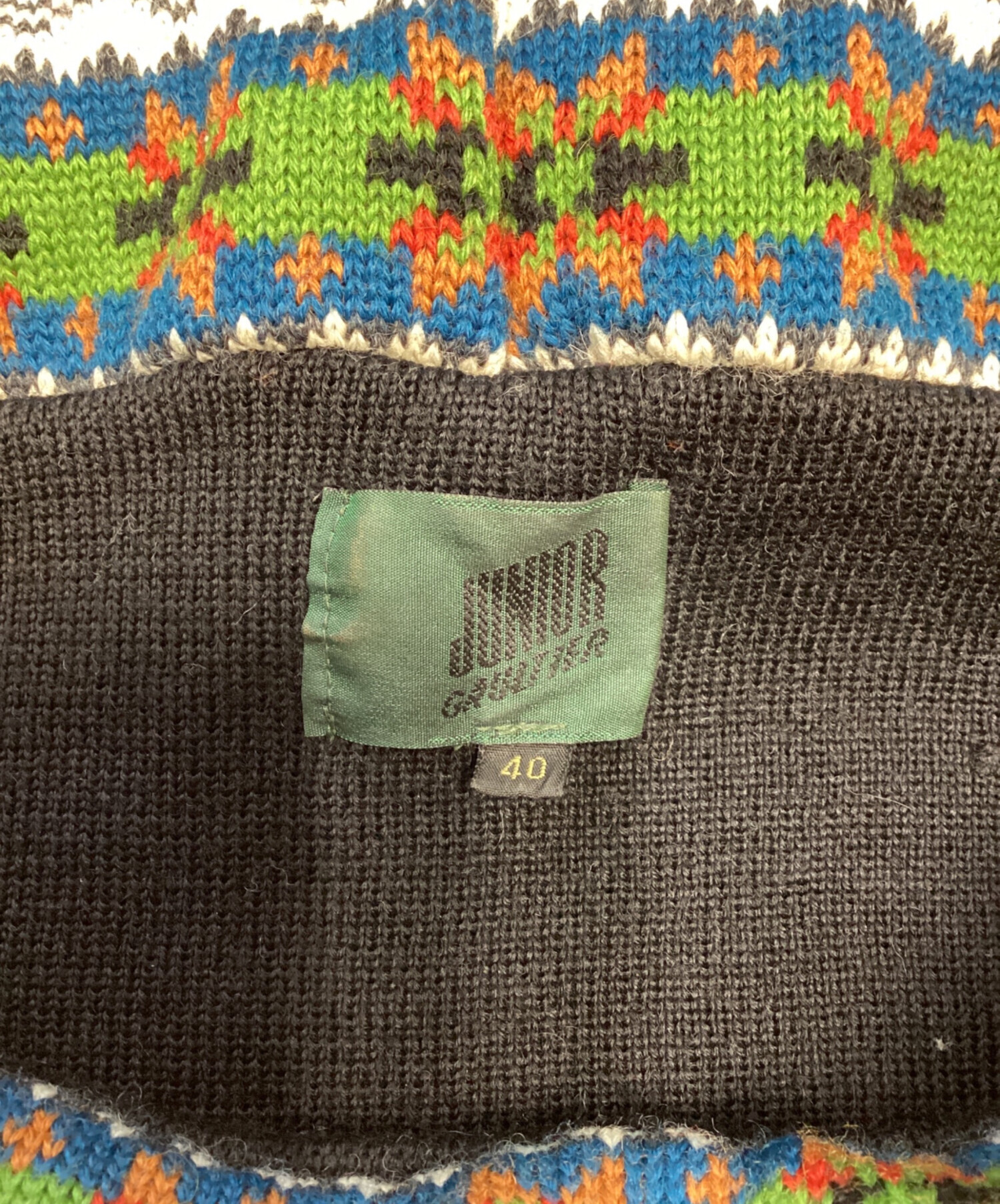 Jean Paul Gaultier FEMME ゴルチエニットワンピ　40 Jean Paul Gaultier FEMME ゴルチエニットワンピ 40