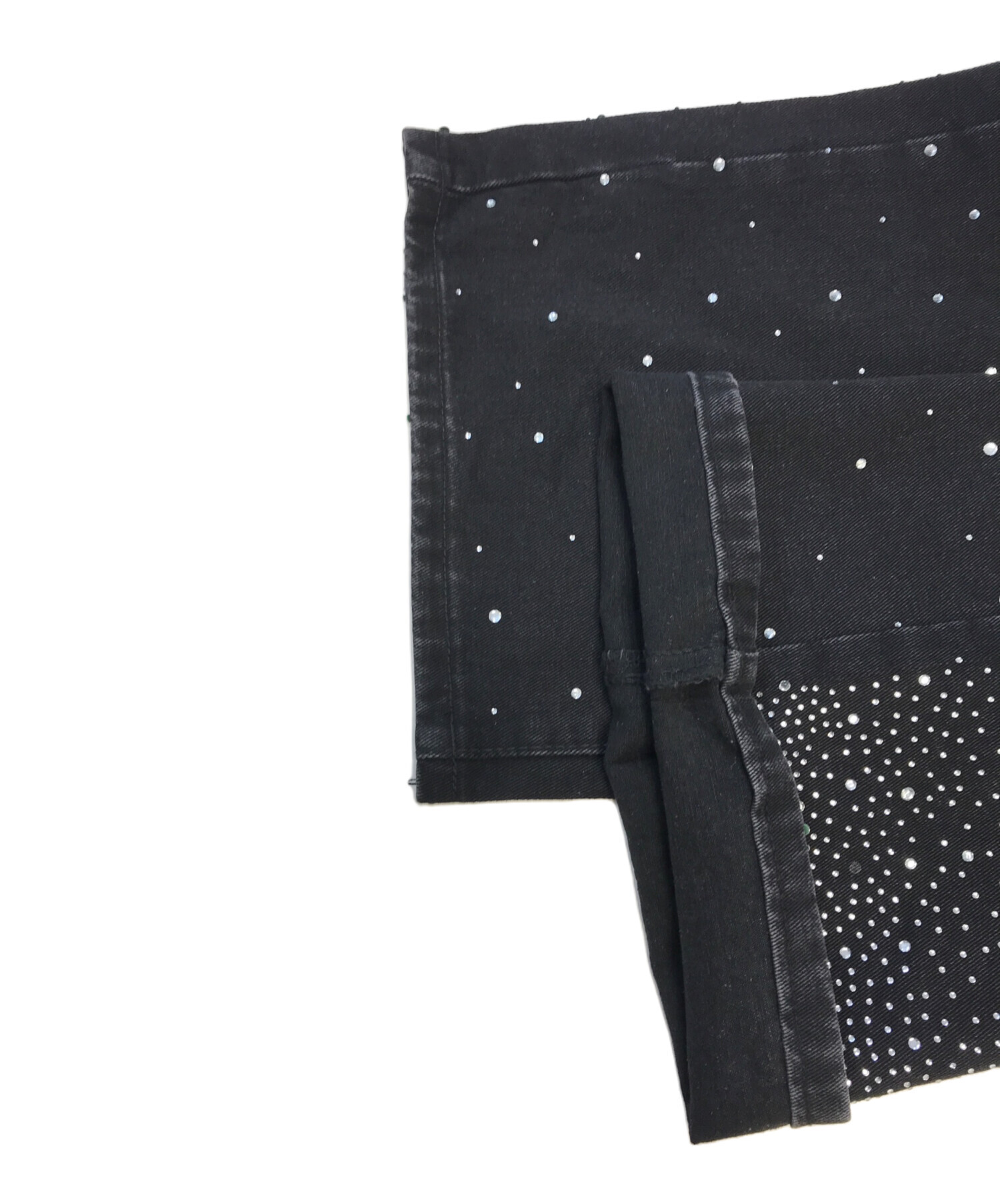 中古・古着通販】OPIUM (オピウム) Rhinestone Wide Baggy Pants