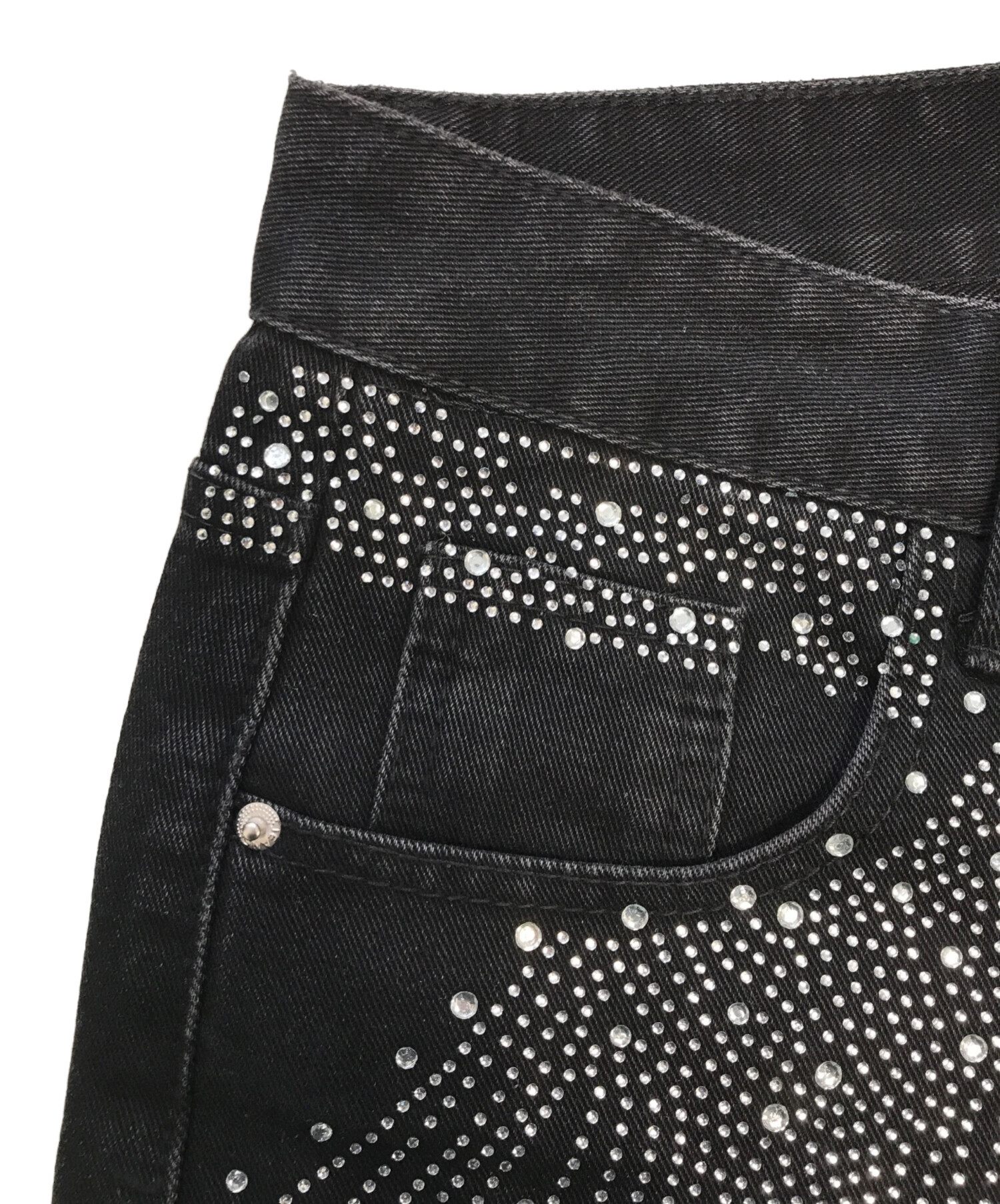 パンツ OPIUM Rhinestone wide buggy denim OPIUM Rhinestone wide buggy denim - メルカリ