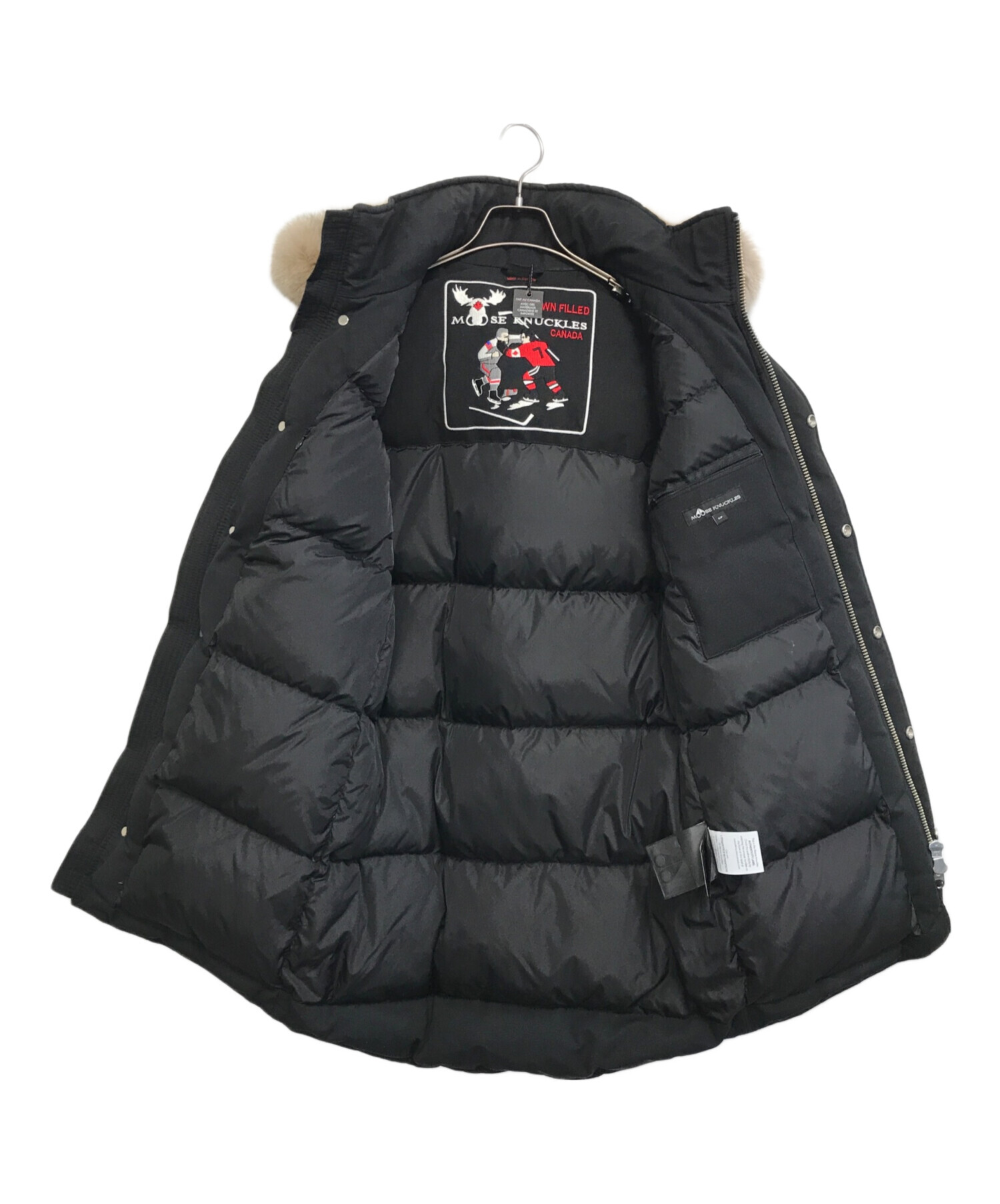 中古・古着通販】MOOSE KNUCKLES (ムース ナックルズ) STIRLING BLACK