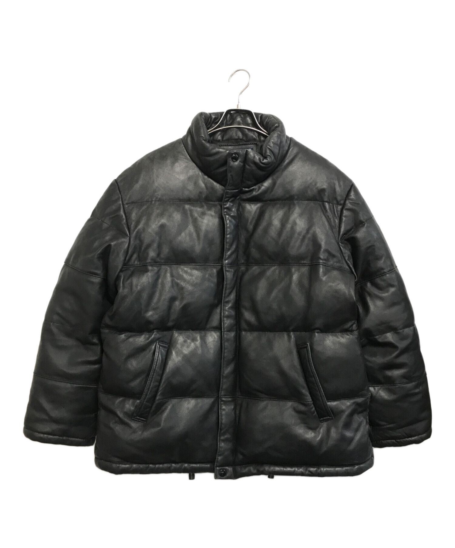 【AVIREX】 レザーダウンジャケット定価120,000円 中古・古着通販】AVIREX (アヴィレックス) レザーダウンジャケット