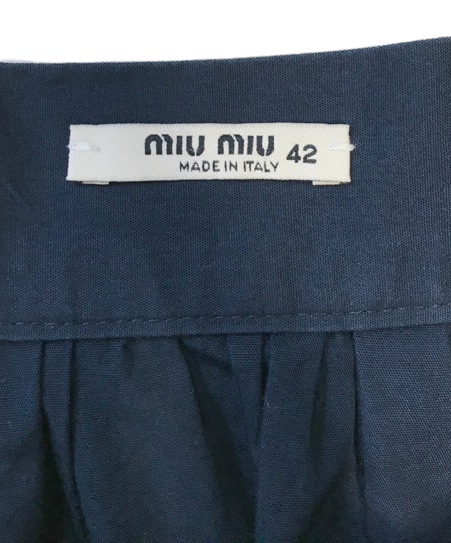 中古・古着通販】MIU MIU (ミュウミュウ) デザインフリルスカート