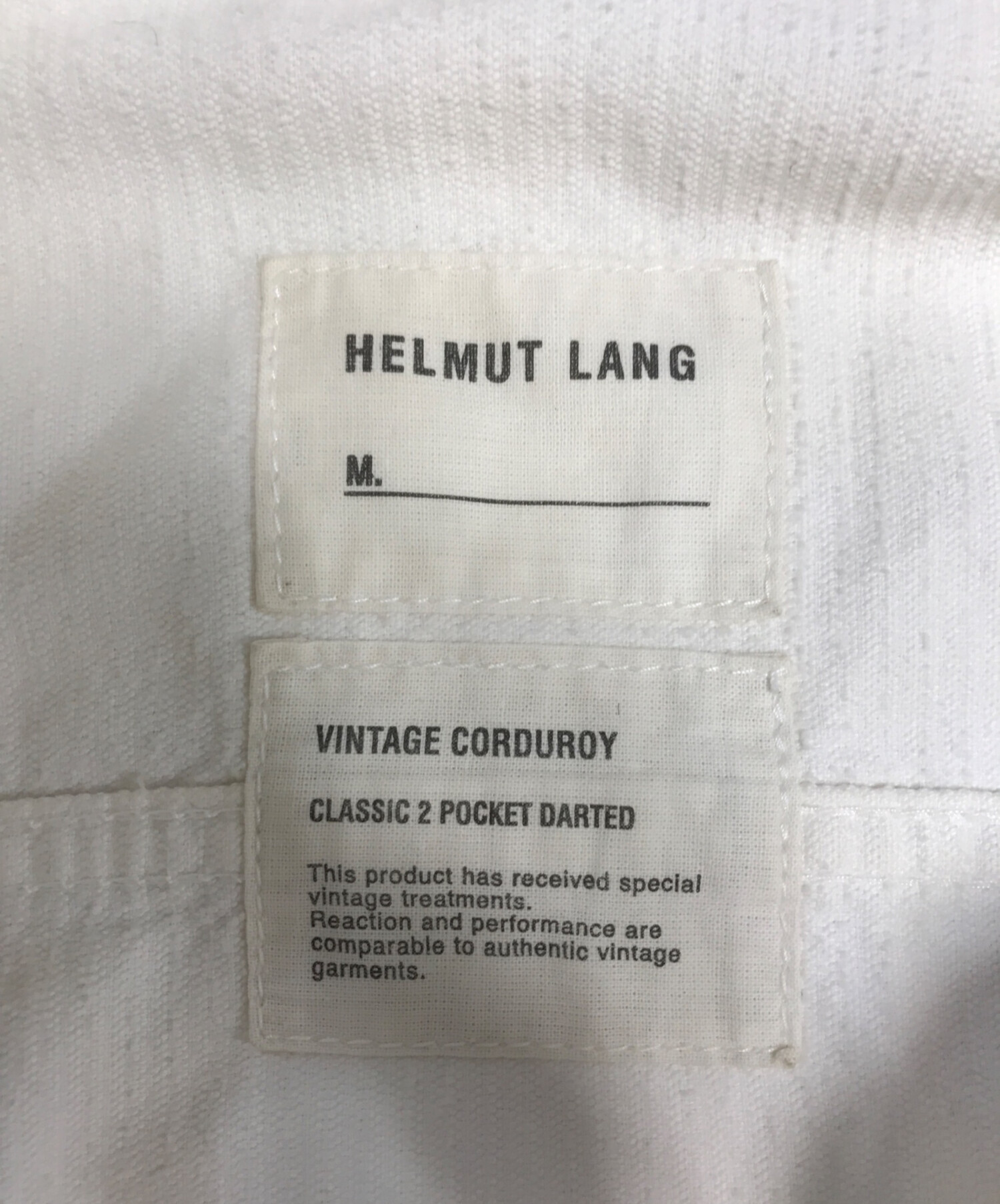 中古・古着通販】HELMUT LANG (ヘルムートラング) コーデュロイ