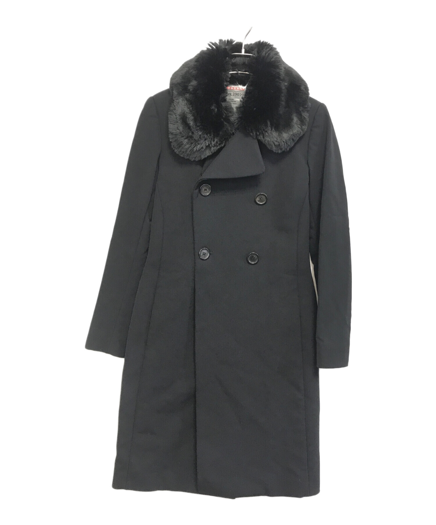 中古・古着通販】PRADA SPORTS (プラダスポーツ) ファー付ダブルコート