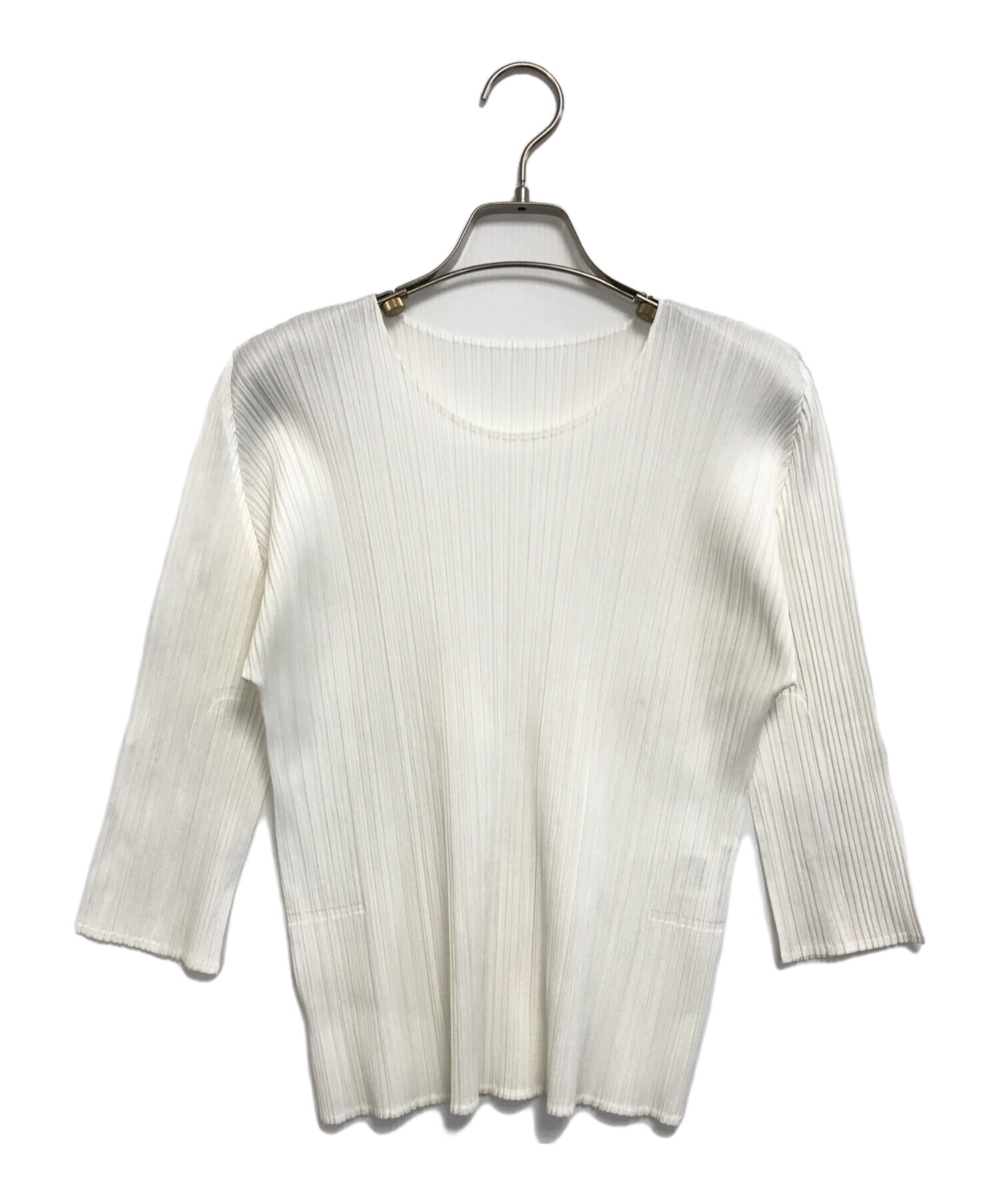 美品 PLEATS PLEASE プリーツプリーズ カットソー トップス 中古・古着通販】PLEATS PLEASE (プリーツプリーズ) プリーツ加工