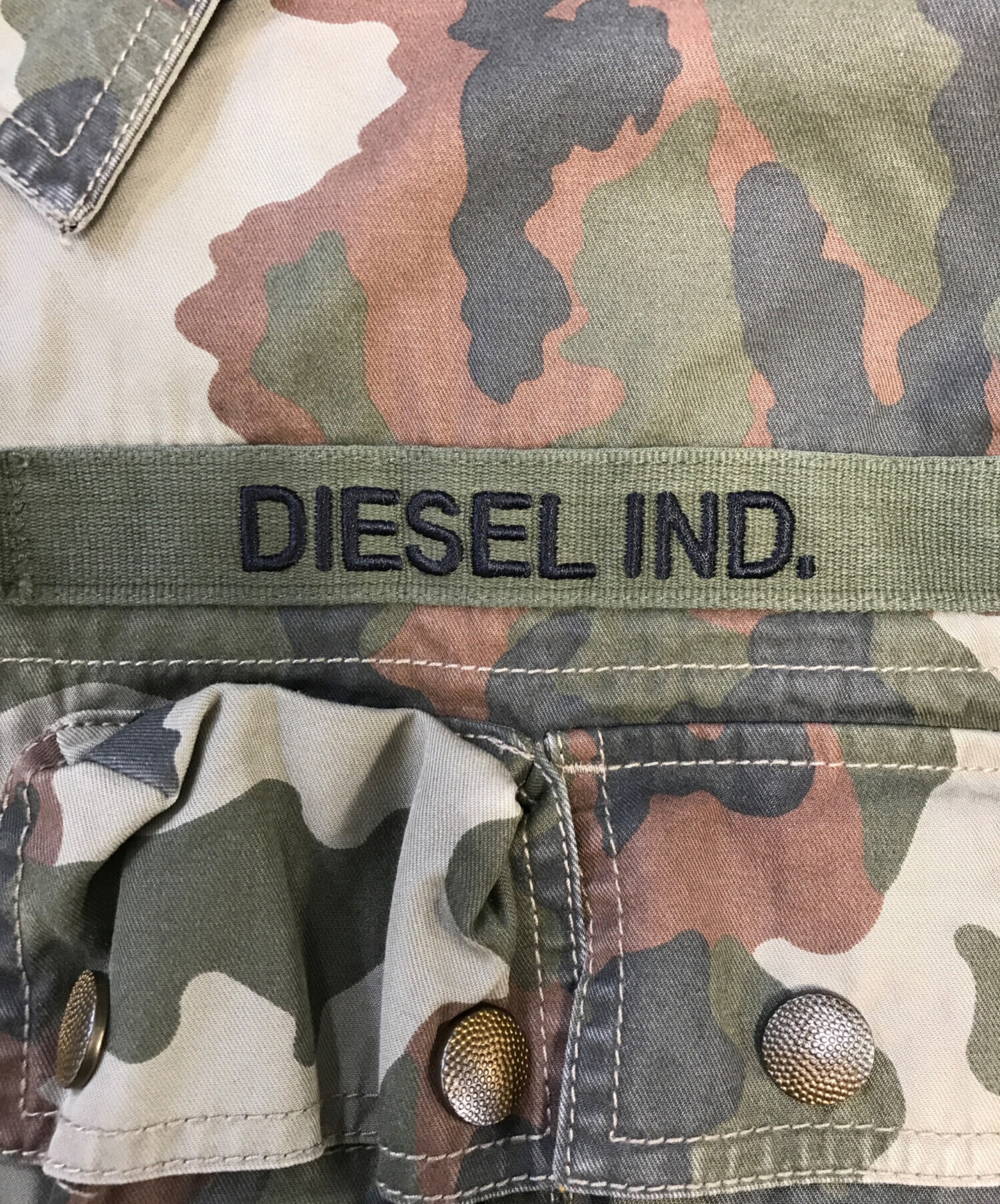 中古・古着通販】DIESEL (ディーゼル) カモフラミリタリージャケット