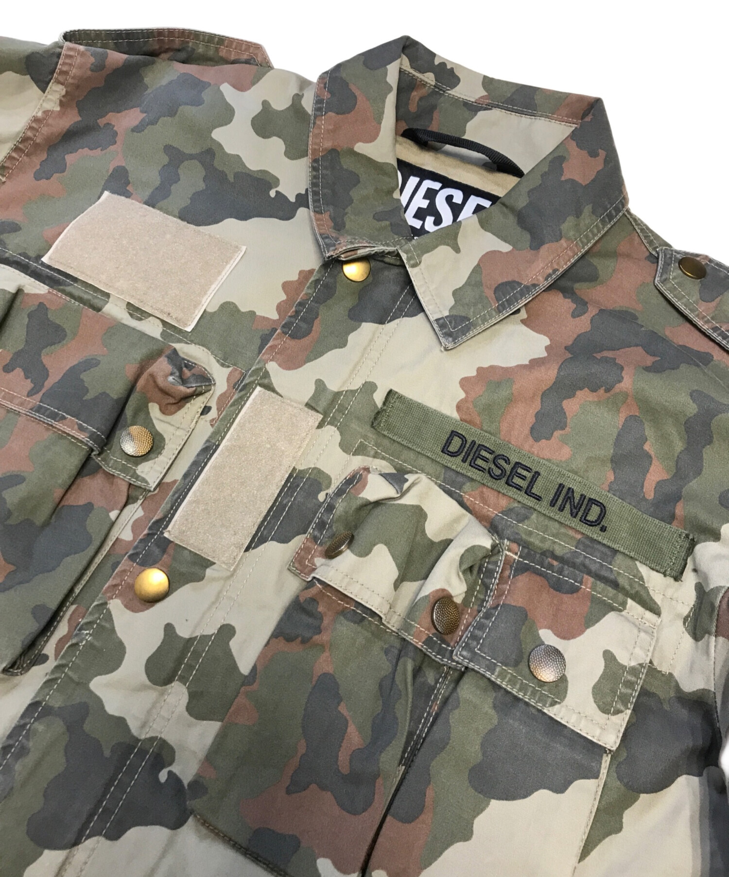中古・古着通販】DIESEL (ディーゼル) カモフラミリタリージャケット