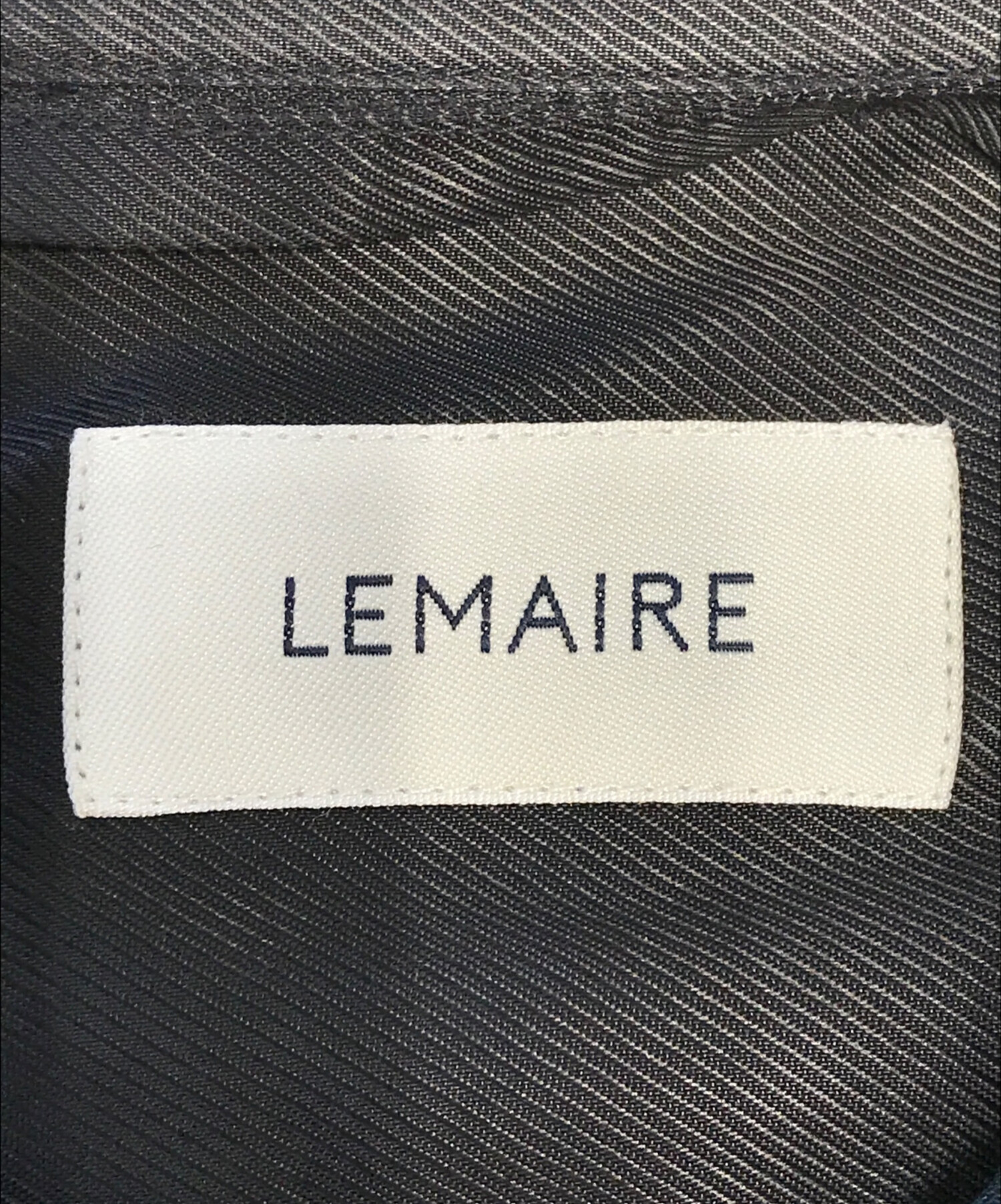 中古・古着通販】LEMAIRE (ルメール) シャツ グリーン サイズ:34