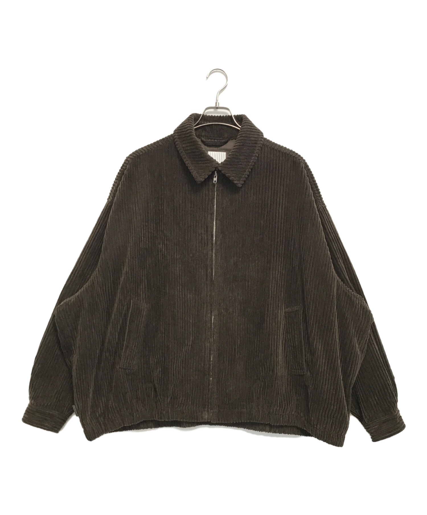 【中古】ストライプ フォー クリエイティブ S.F.C Stripes For Creative コーデュロイ ジャケット ジップ ブラウン XL 中古・古着通販】S.F.C Stripes For Creative (エスエフシー