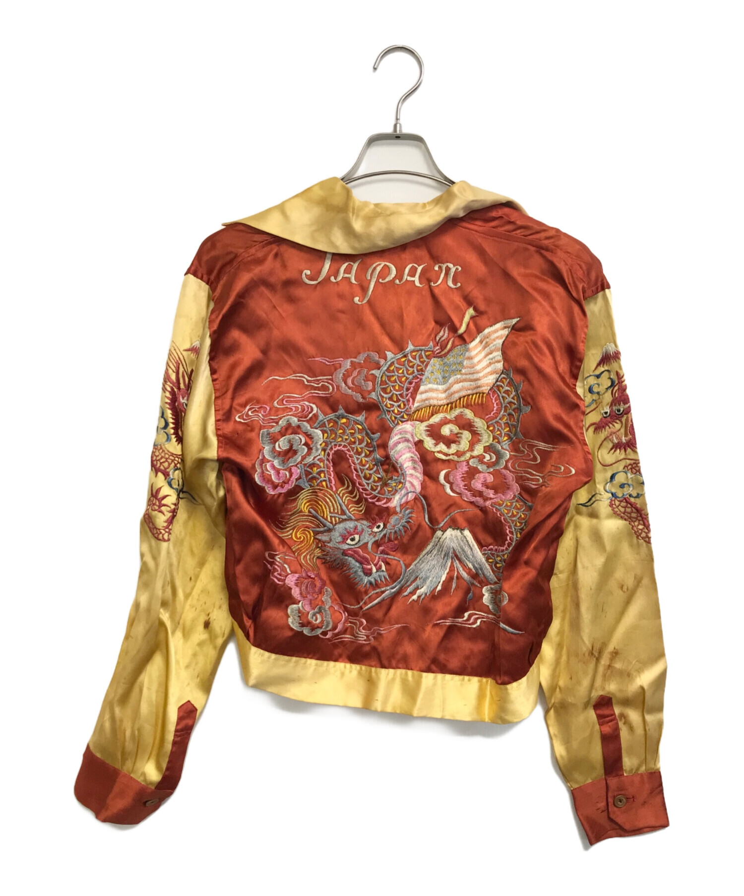 中古・古着通販】VINTAGE (ヴィンテージ) スカシャツ オレンジ