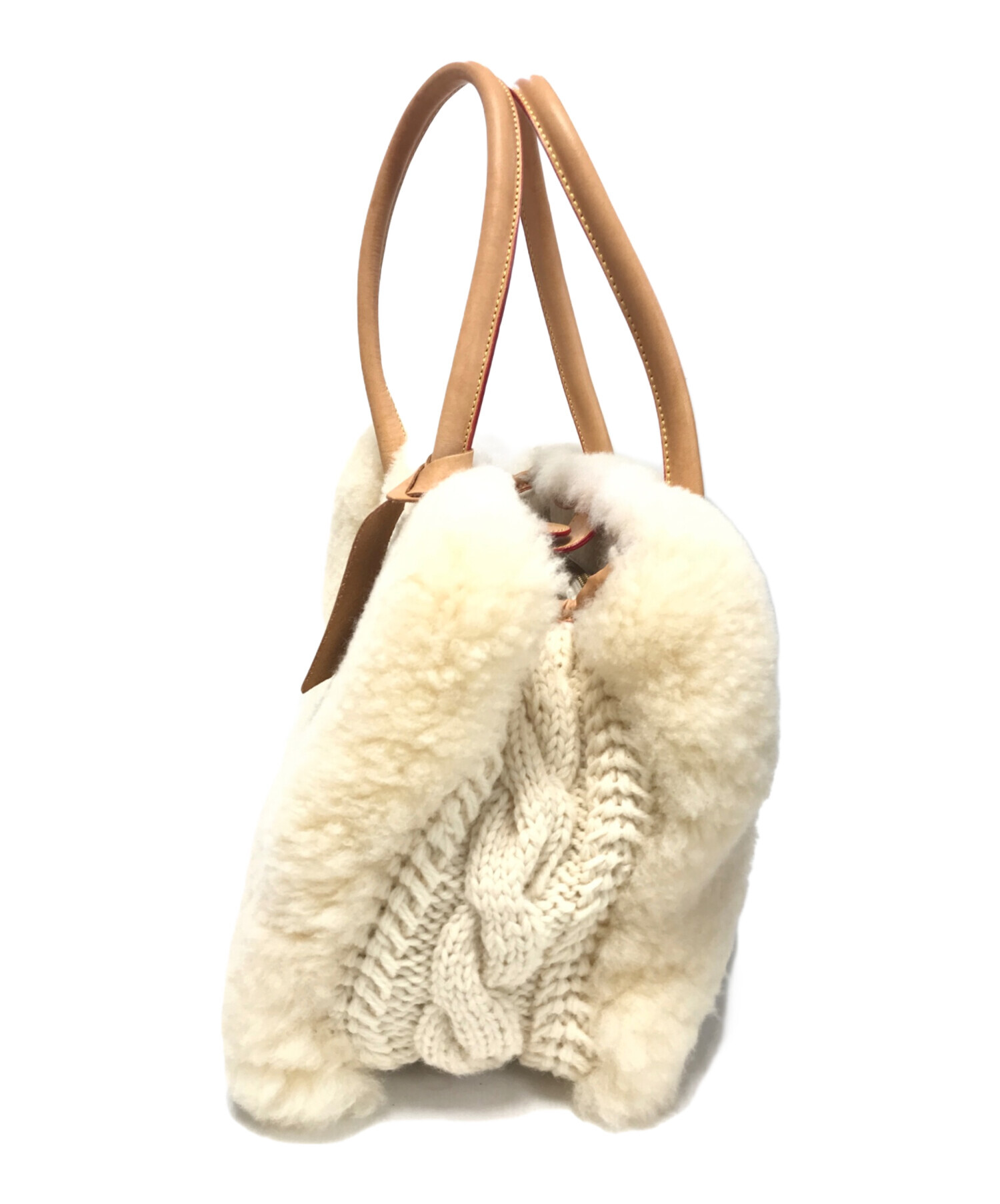 中古・古着通販】muku (ムク) ボアハンドバッグ｜ブランド・古着通販 