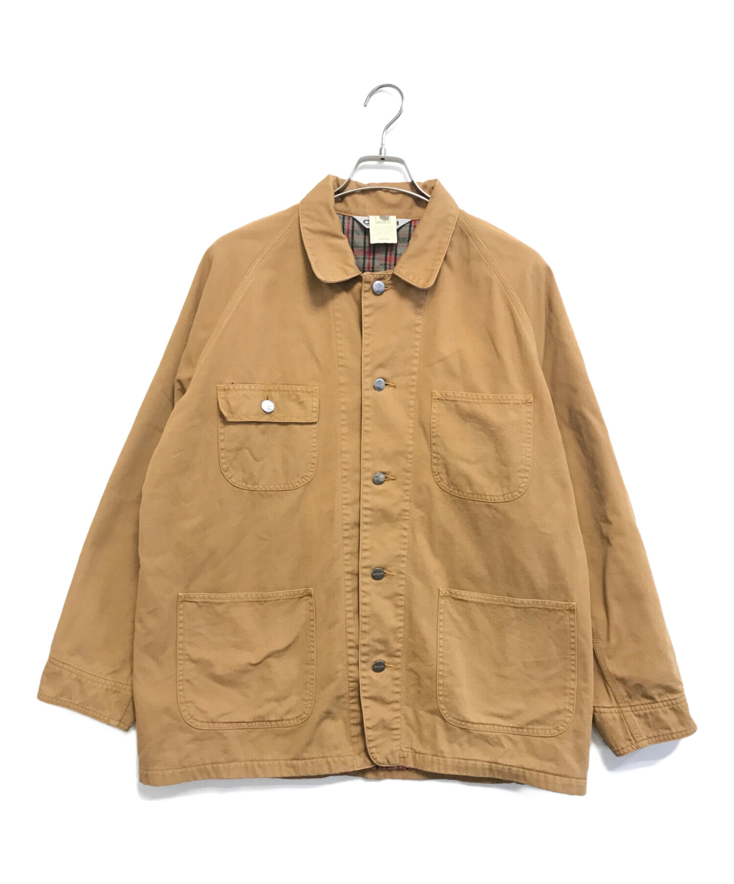 Carhartt カーハート カバーオール メンズ 【古着】【中古】 中古・古着通販】CarHartt (カーハート) カバーオール ブラウン サイズ