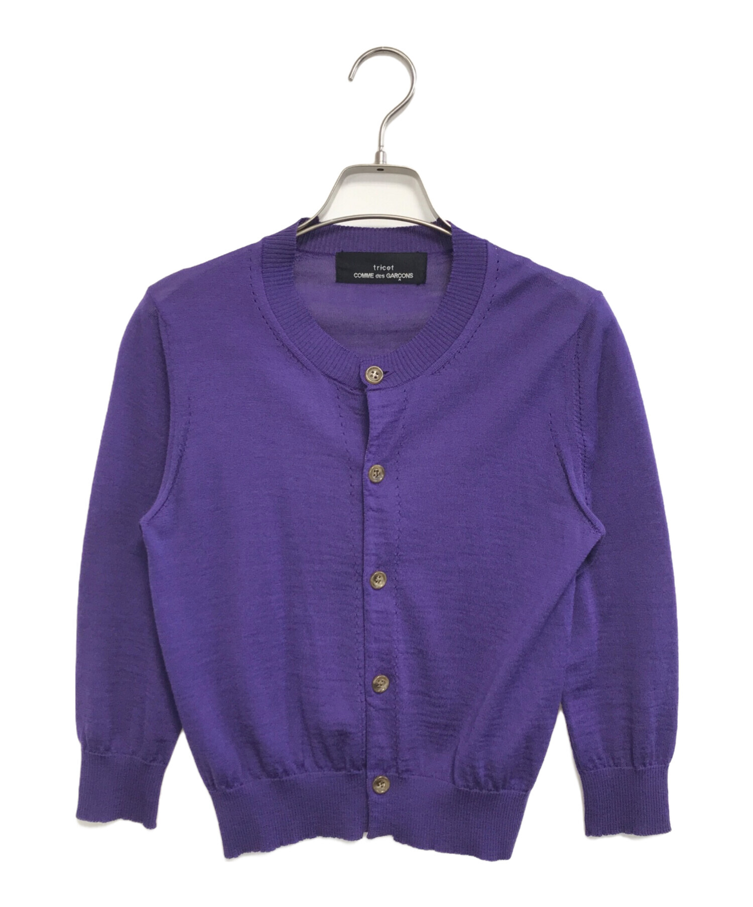 COMME des GARÇONS tricot パープル パーカー　　ブランド 中古・古着通販】tricot COMME des GARCONS (トリココムデギャルソン