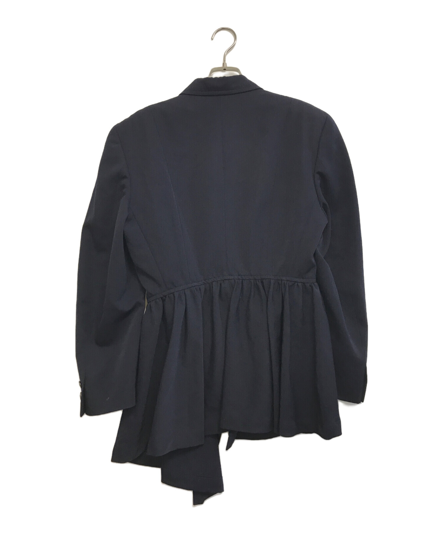 tricot コムデギャルソン ウールジャケット 日本製 黒 短丈 y2k 平成 トリココムデギャルソンtricot COMME des GARCONS セーラーカラー