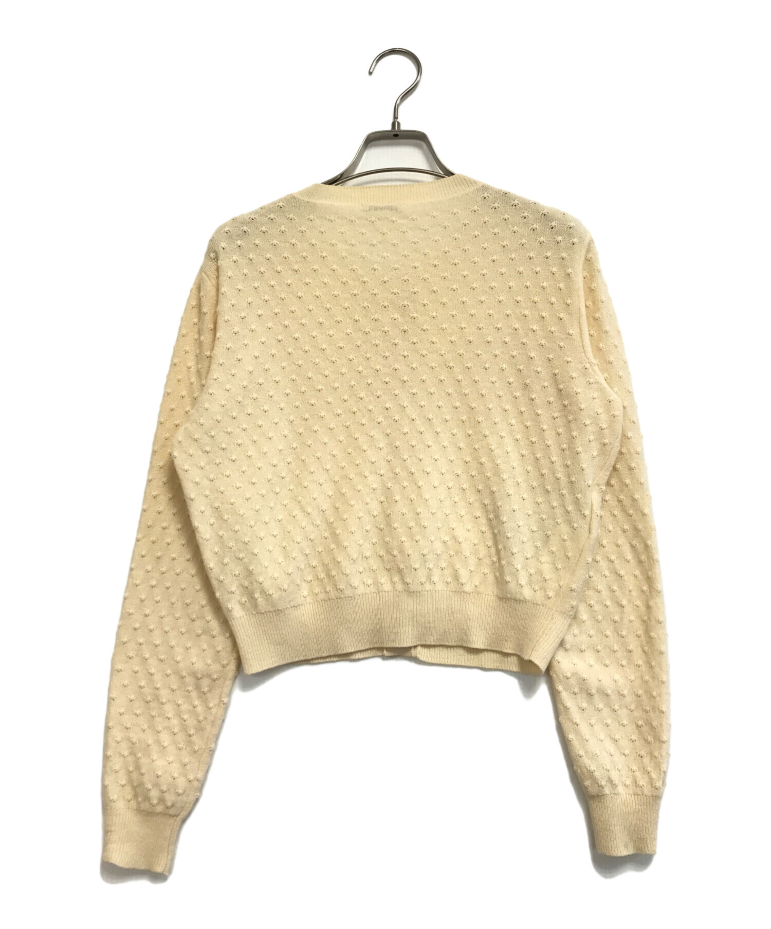 中古・古着通販】MIU MIU (ミュウミュウ) ノーカラーニット