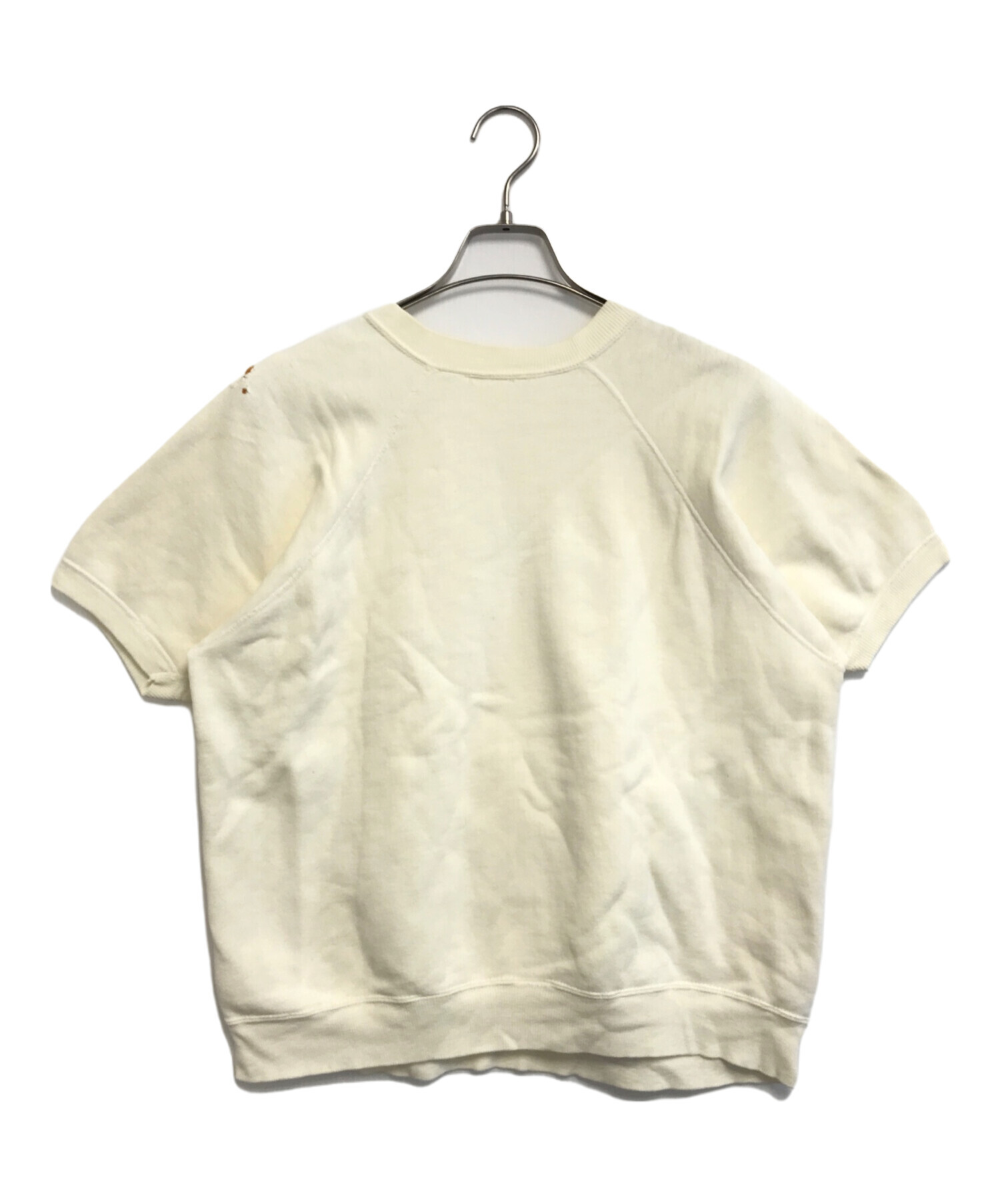 中古・古着通販】VINTAGE (ヴィンテージ) 半袖スウェット ホワイト