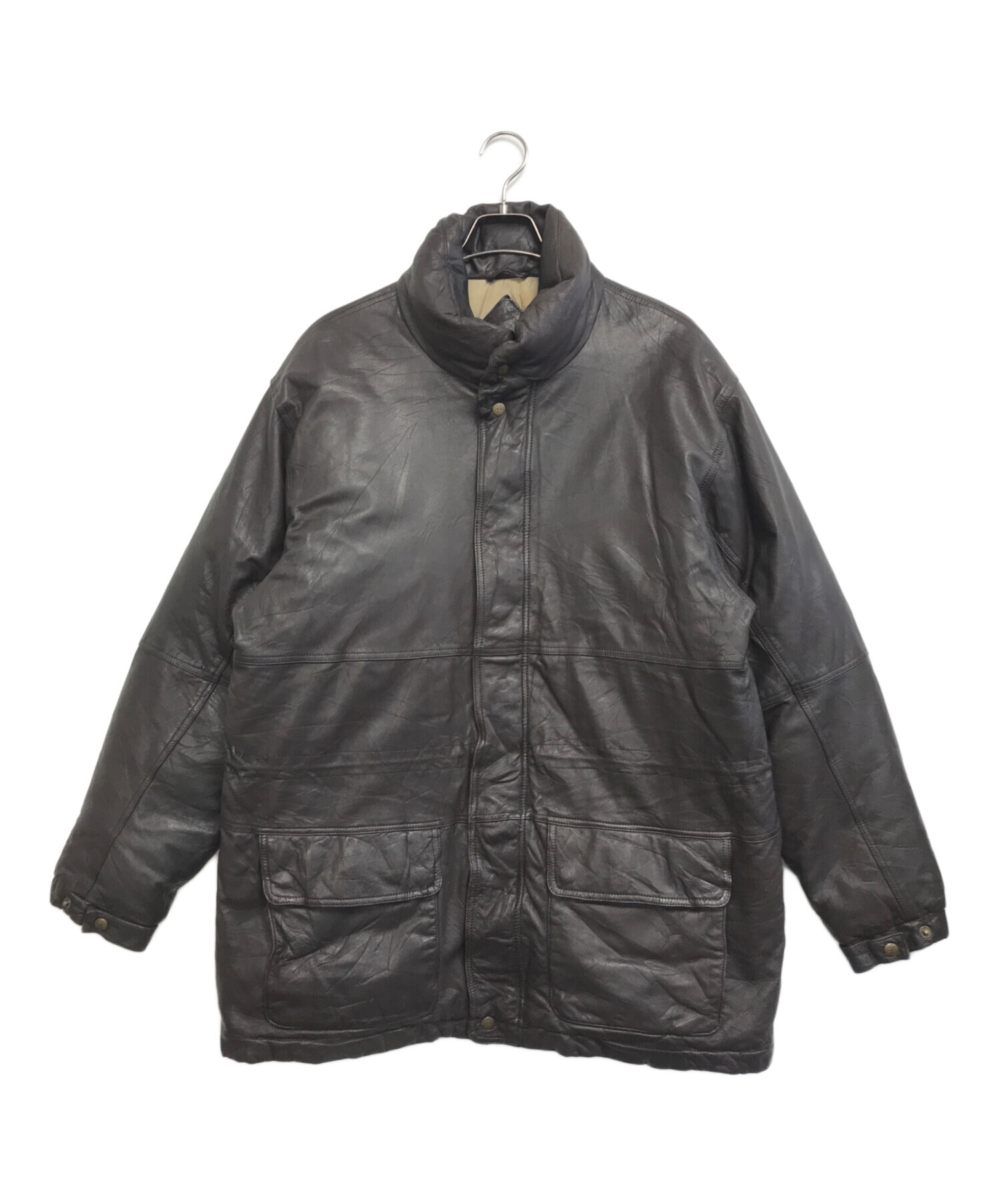 中古・古着通販】Eddie Bauer (エディーバウアー) レザーグースダウン